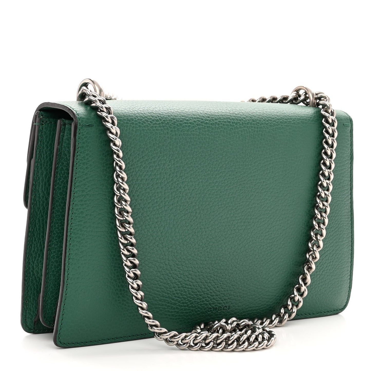 GUCCI DIONYSUS PEBBLED LEATHER SMALL SHOULDER BAG