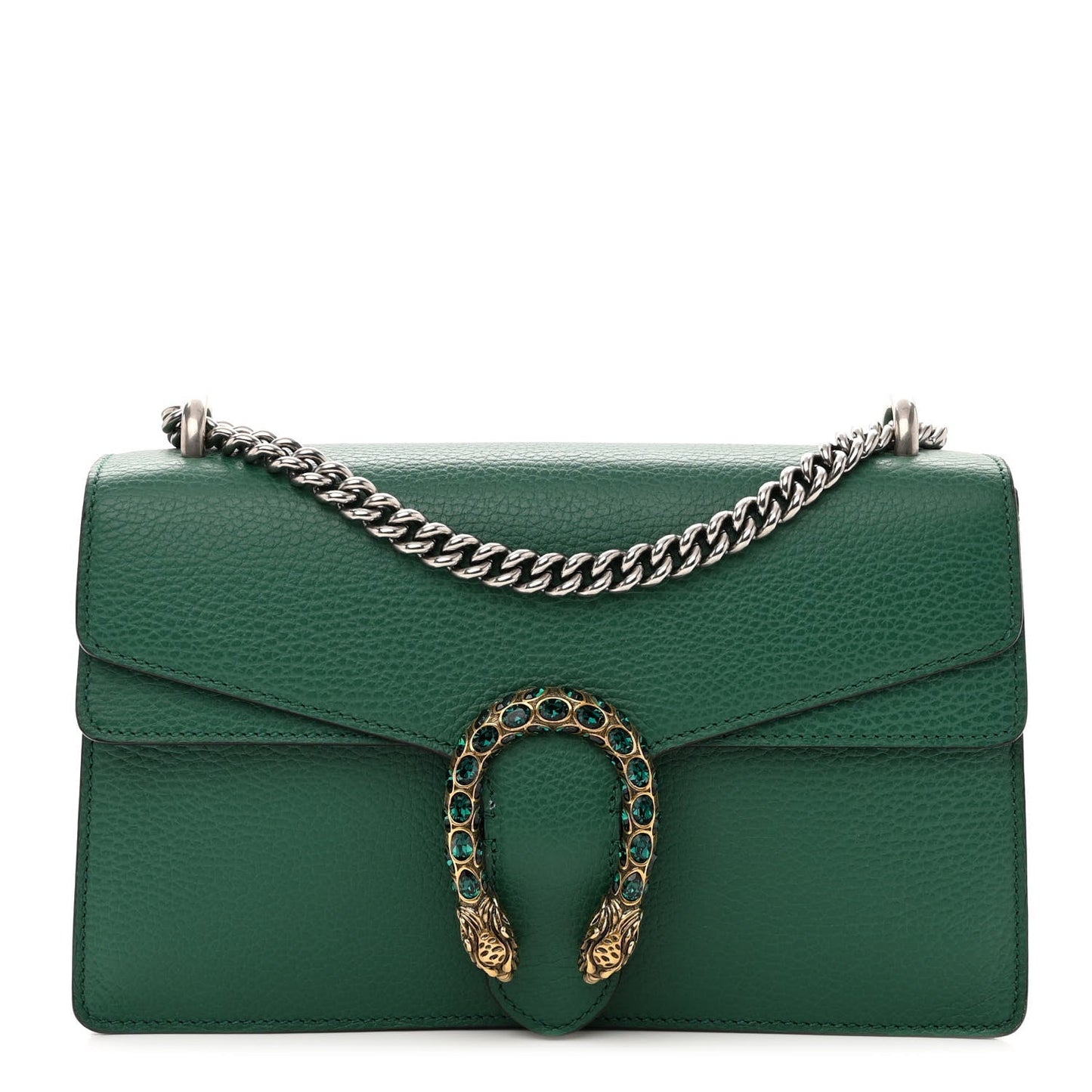 GUCCI DIONYSUS PEBBLED LEATHER SMALL SHOULDER BAG