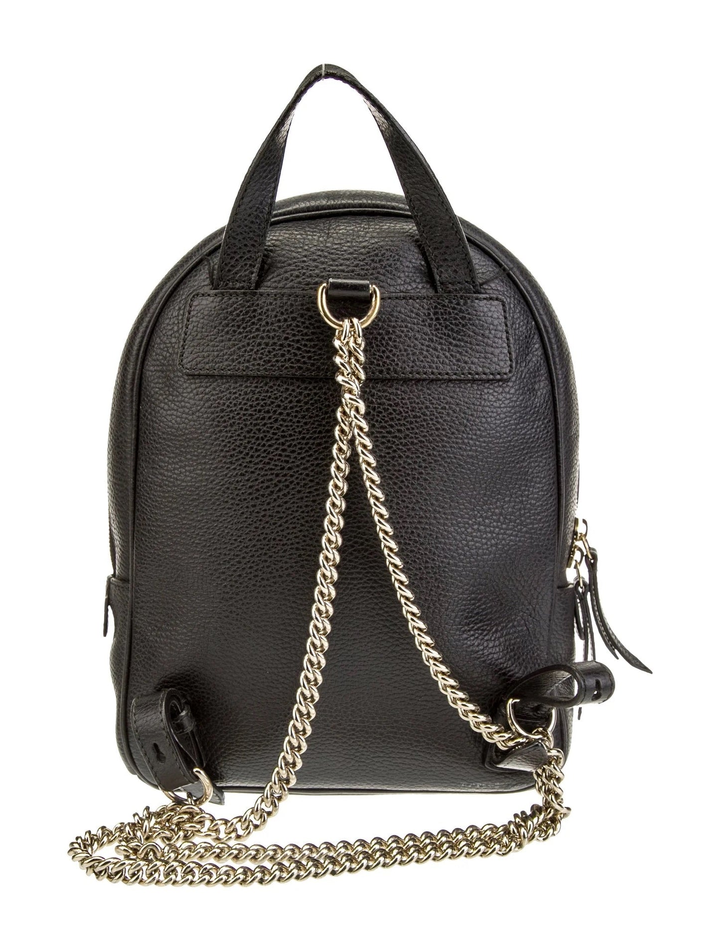 GUCCI PEBBLED CALFSKIN SOHO CHAIN BACKPACK