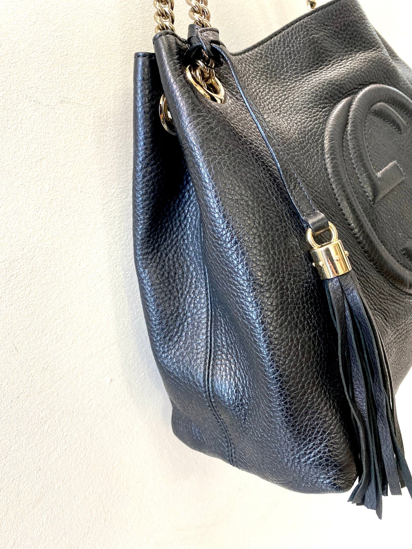 GUCCI SOHO CHAIN STRAP TOTE BAG