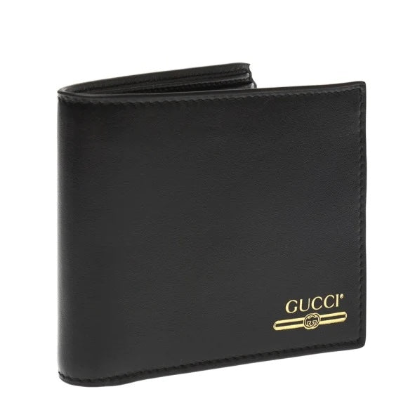 GUCCI VINTAGE LOGO BIFOLD LEATHER WALLET