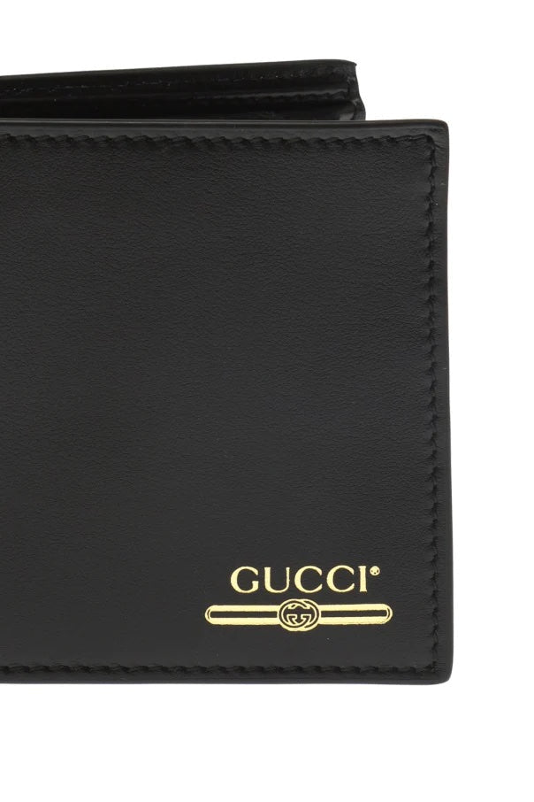 GUCCI VINTAGE LOGO BIFOLD LEATHER WALLET