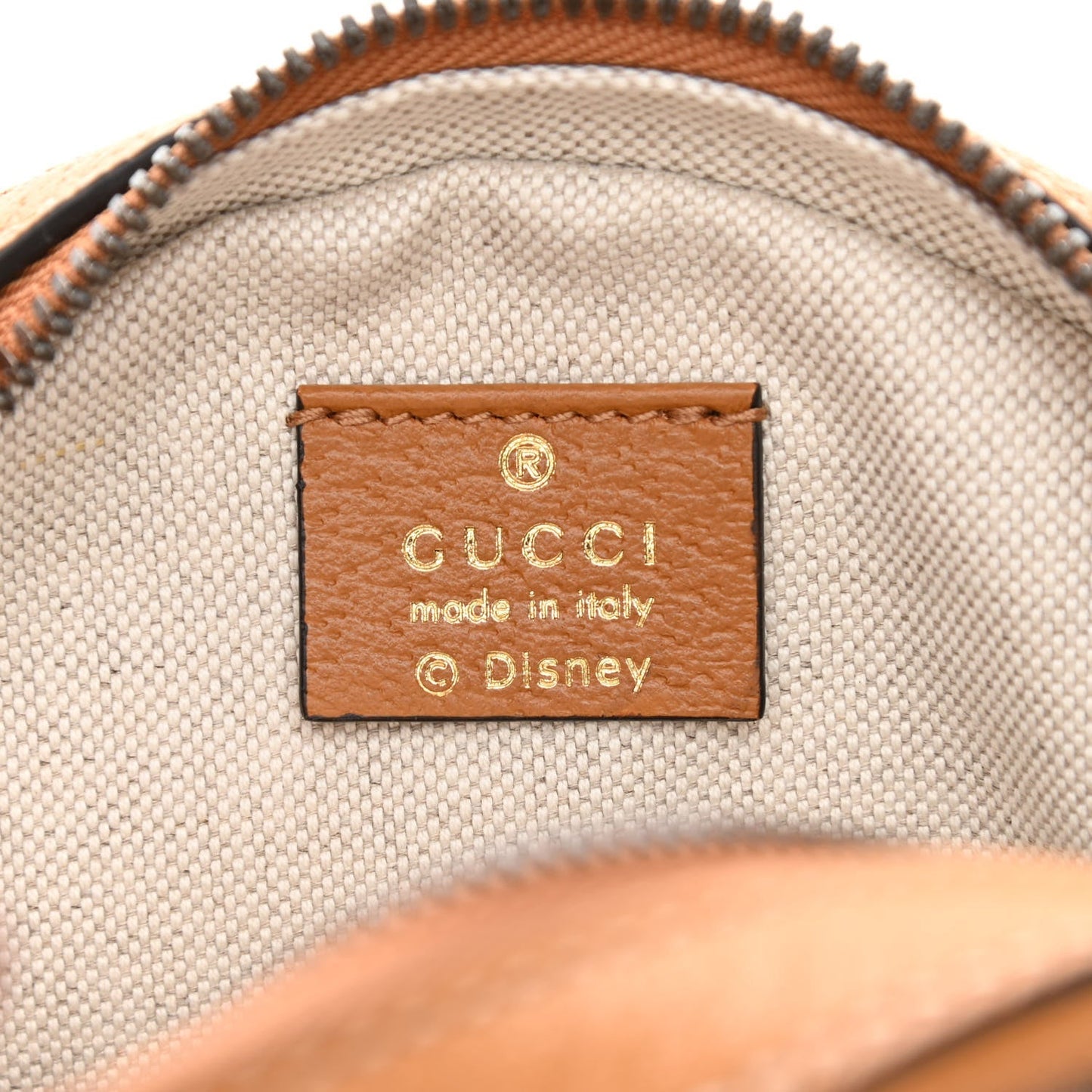 GUCCI X DISNEY GG SUPREME MICKEY MOUSE MINI ROUND CROSSBODY BAG