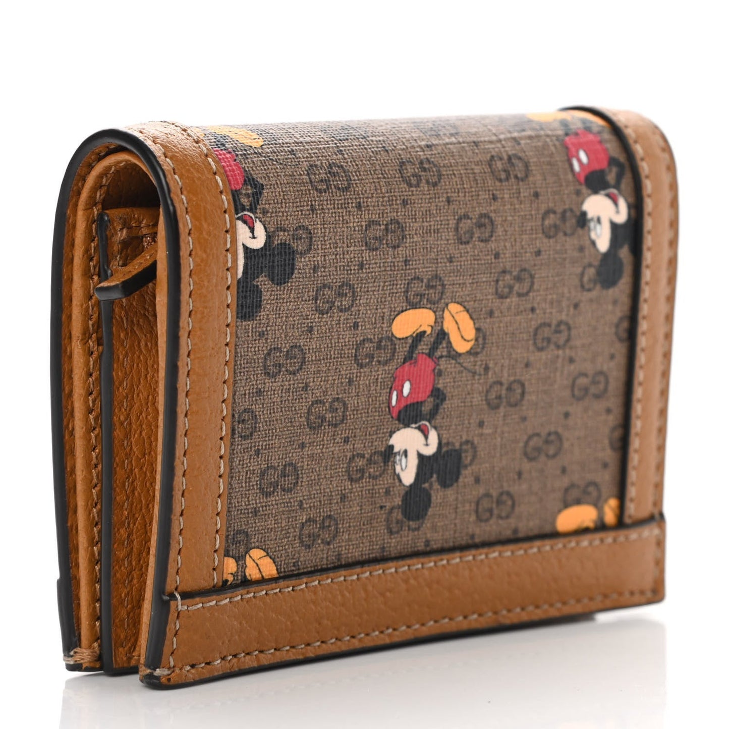 GUCCI X DISNEY GG SUPREME MONOGRAM MICKEY MOUSE MINI WALLET