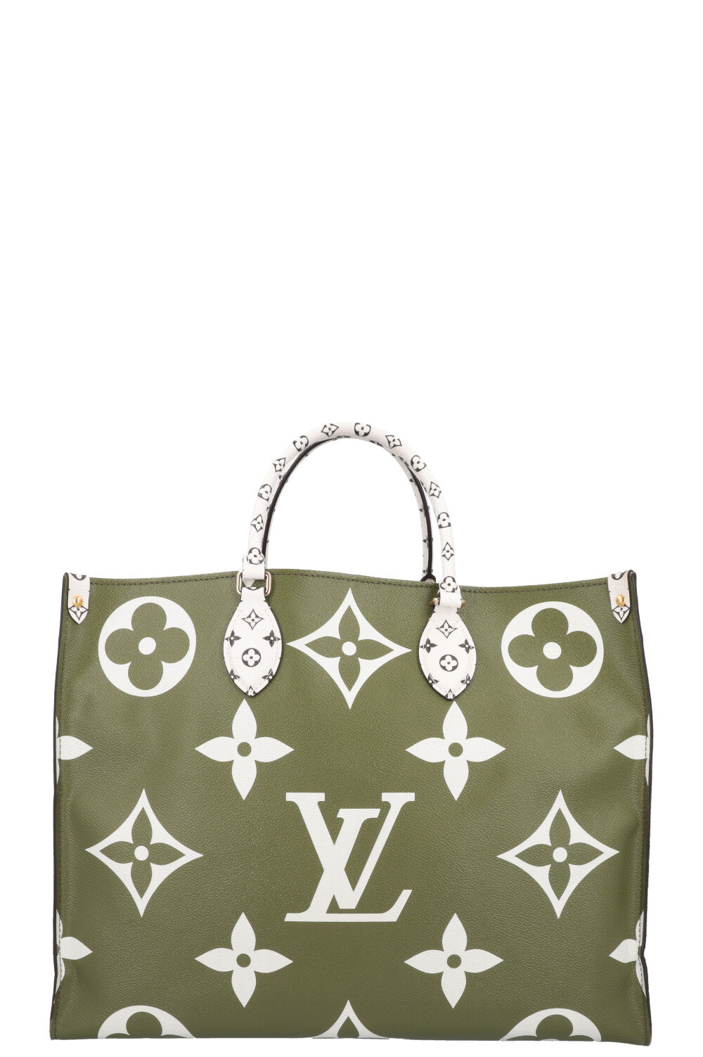 LOUIS VUITTON OnTheGo GM Tote Bag MNG White Green