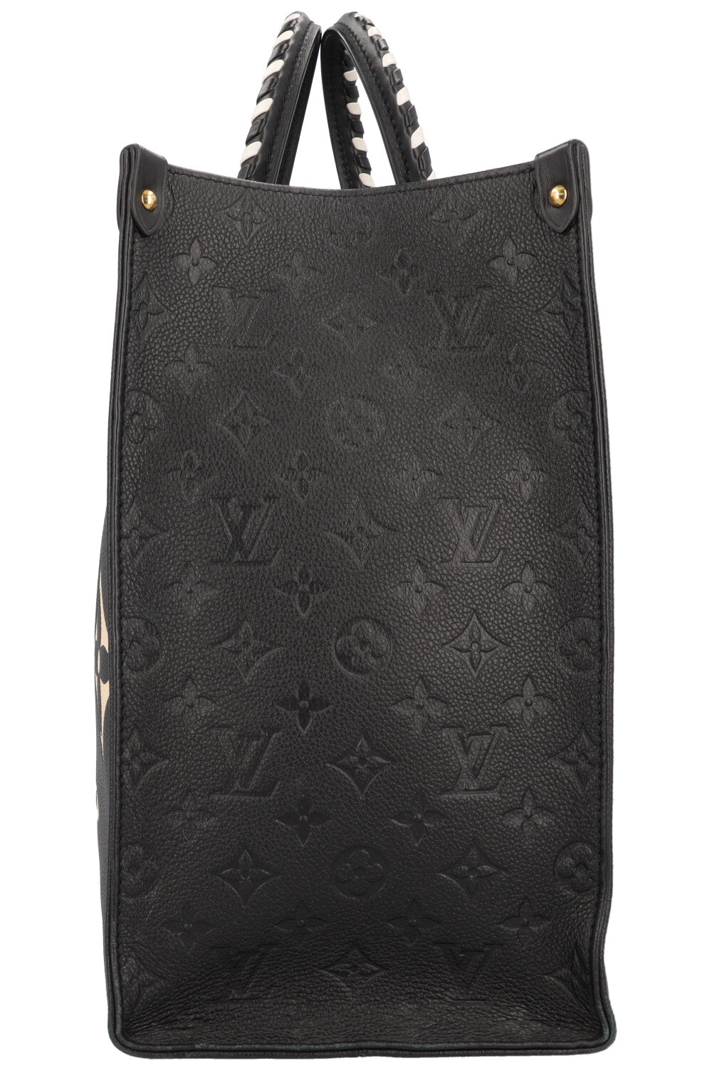 LOUIS VUITTON OnTheGo GM Tote Bag MNG Black Ivory