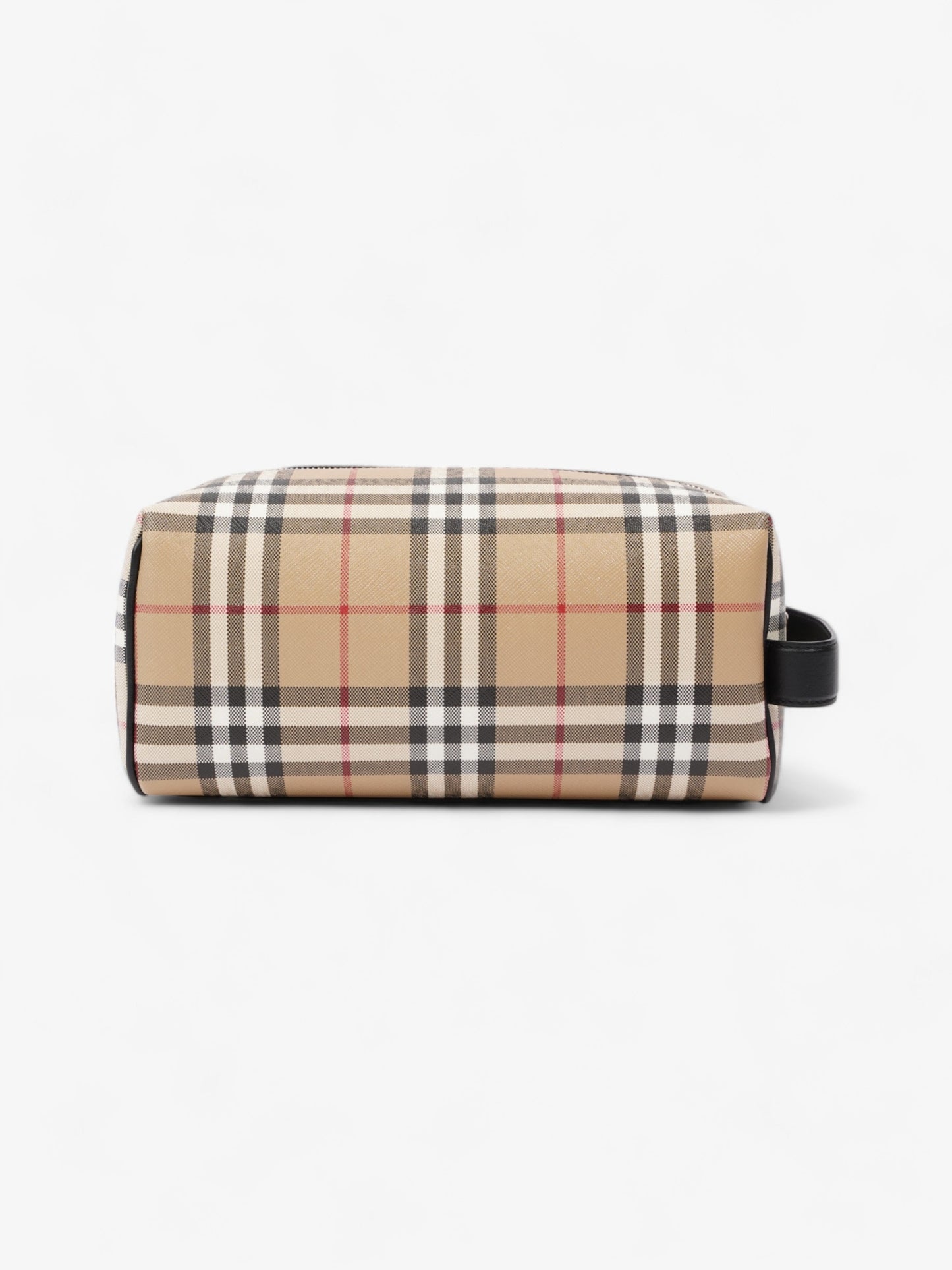Burberry Wash Bag Archive Beige Coated Canvas
