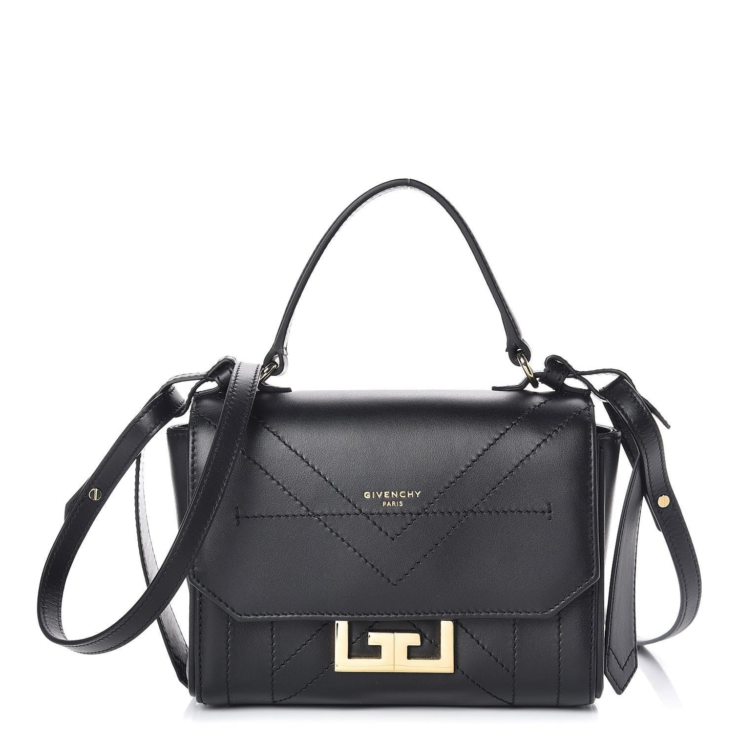 GIVENCHY CALFSKIN LEATHER MINI EDEN TOP HANDLE BAG