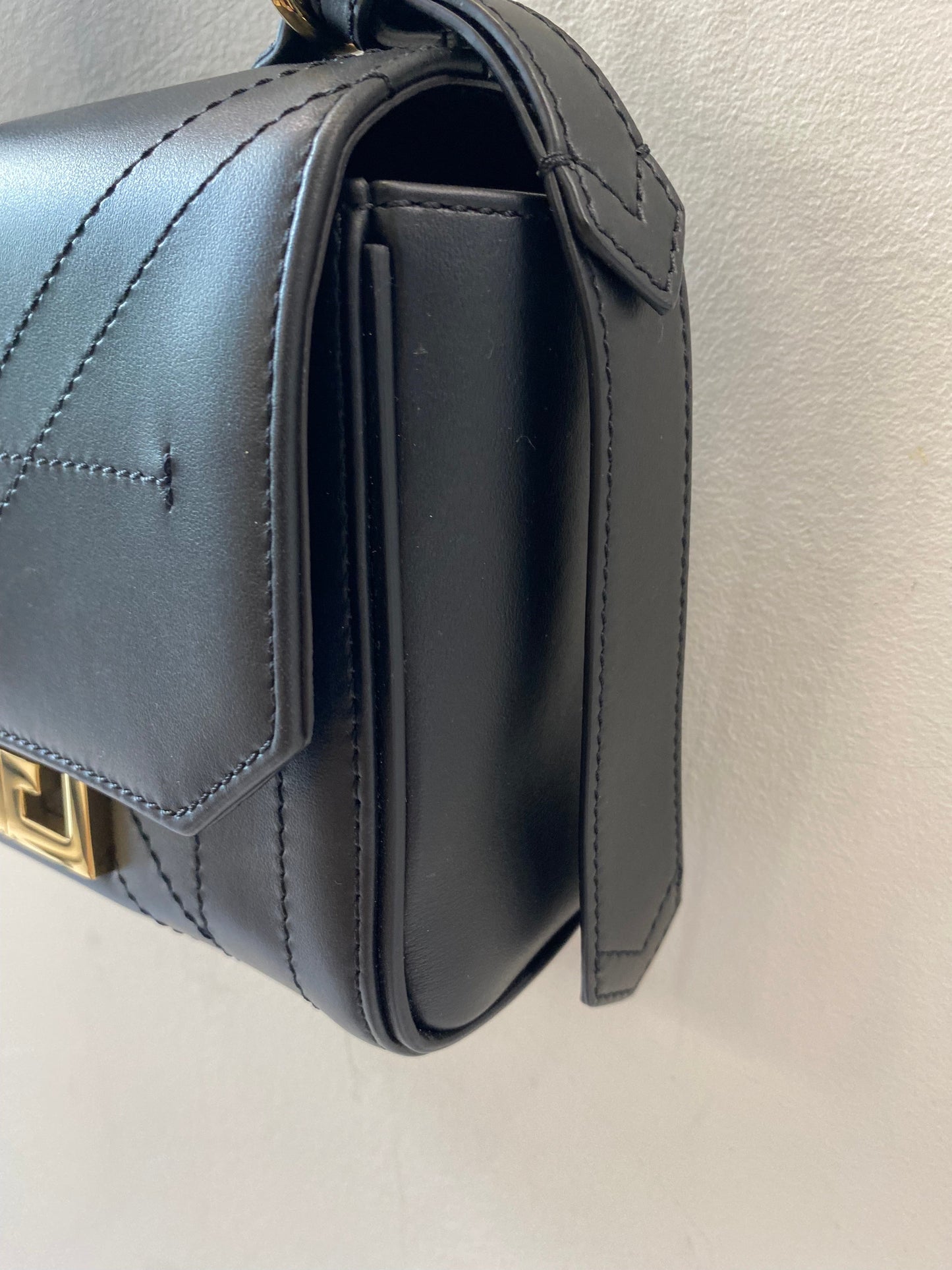 GIVENCHY CALFSKIN LEATHER MINI EDEN TOP HANDLE BAG
