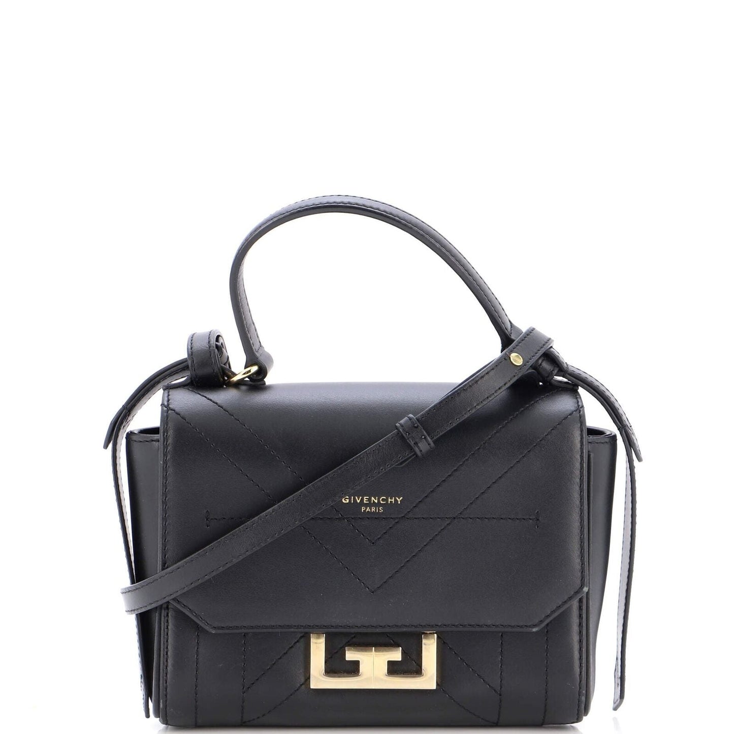 GIVENCHY CALFSKIN LEATHER MINI EDEN TOP HANDLE BAG