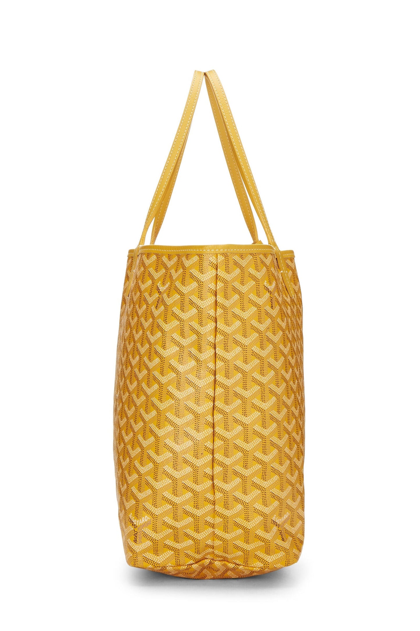 GOYARD GOYARDINE SAINT LOUIS GM JAUNE  TOTE BAG