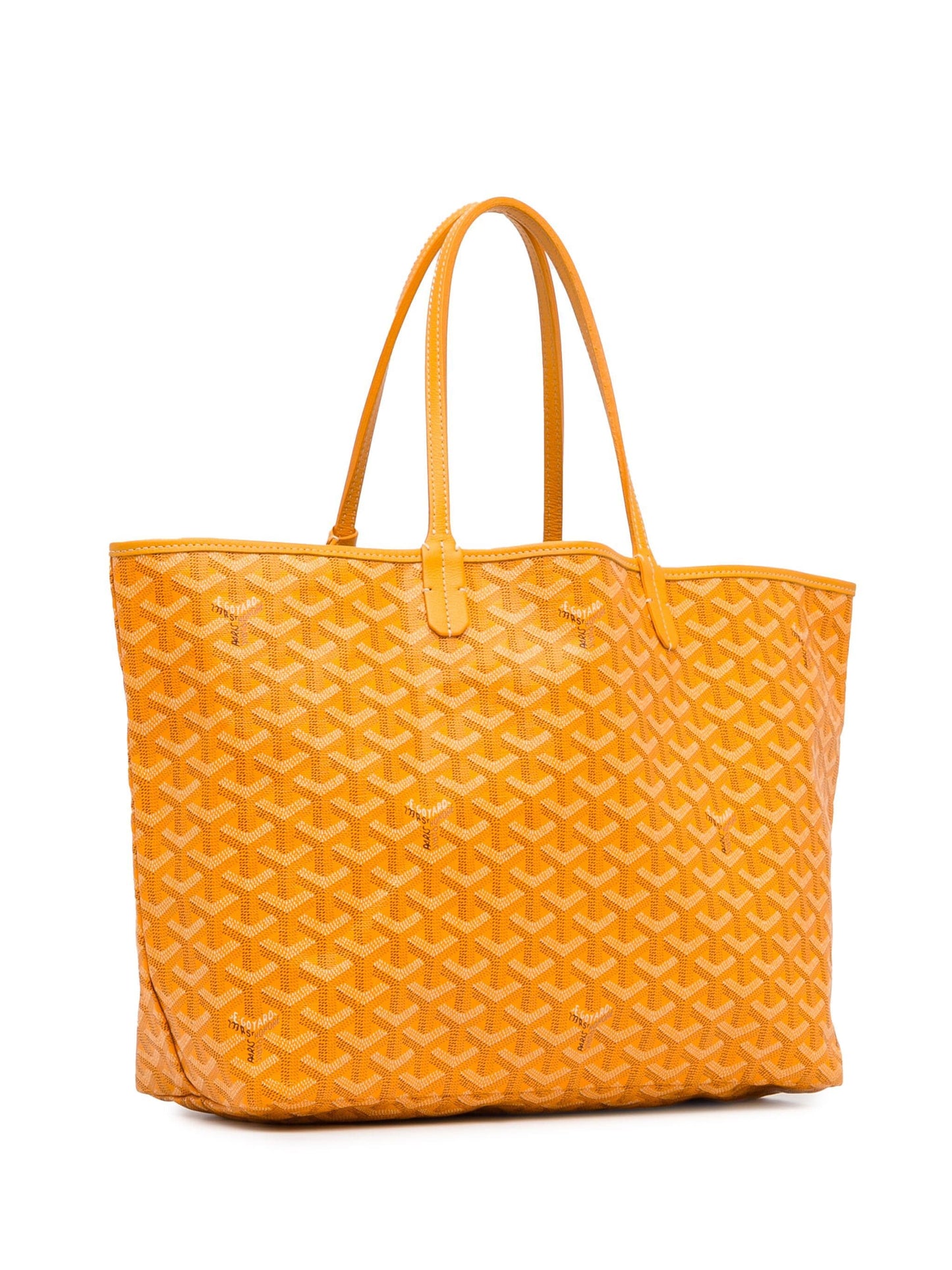 GOYARD GOYARDINE SAINT LOUIS GM JAUNE  TOTE BAG