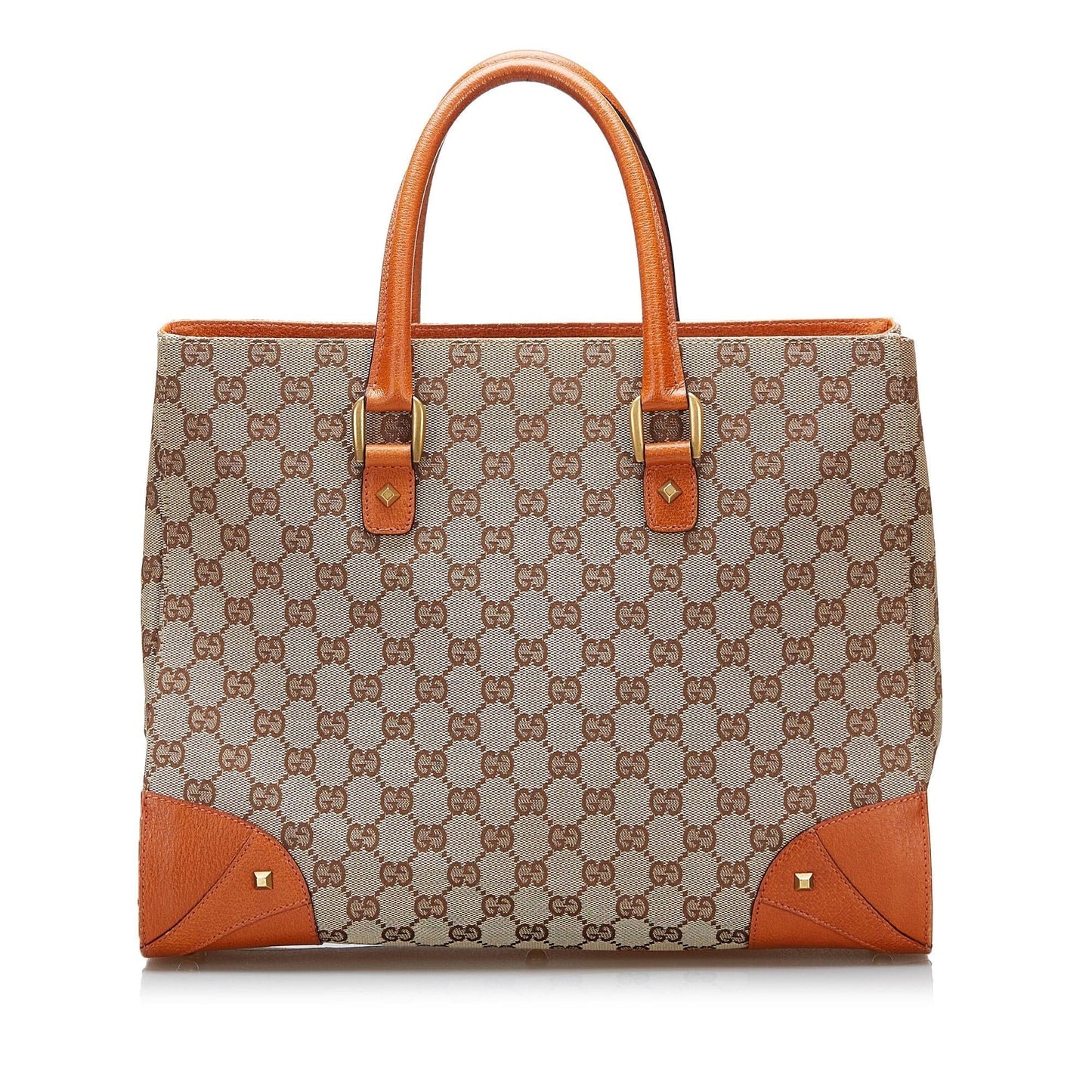 Gucci GG Canvas Nailhead Tote
