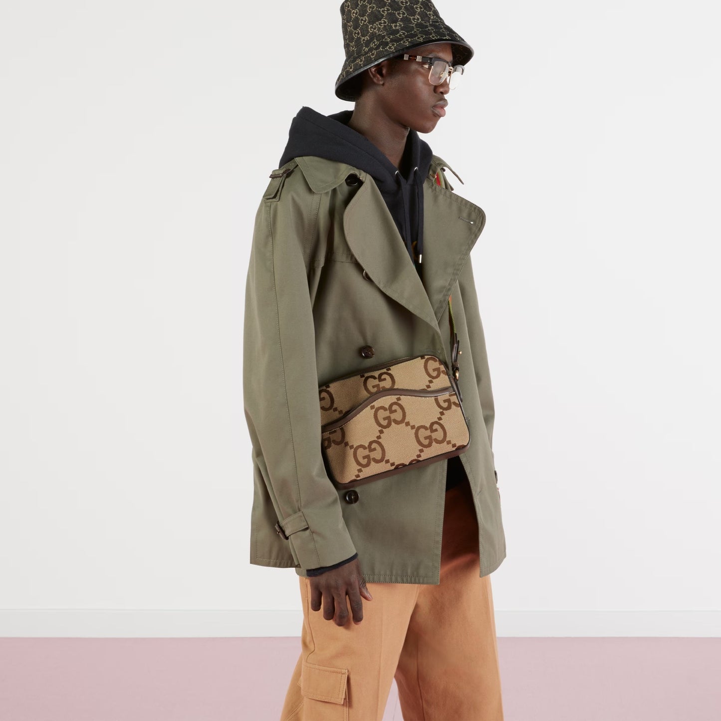GUCCI JUMBO GG MESSENGER BAG