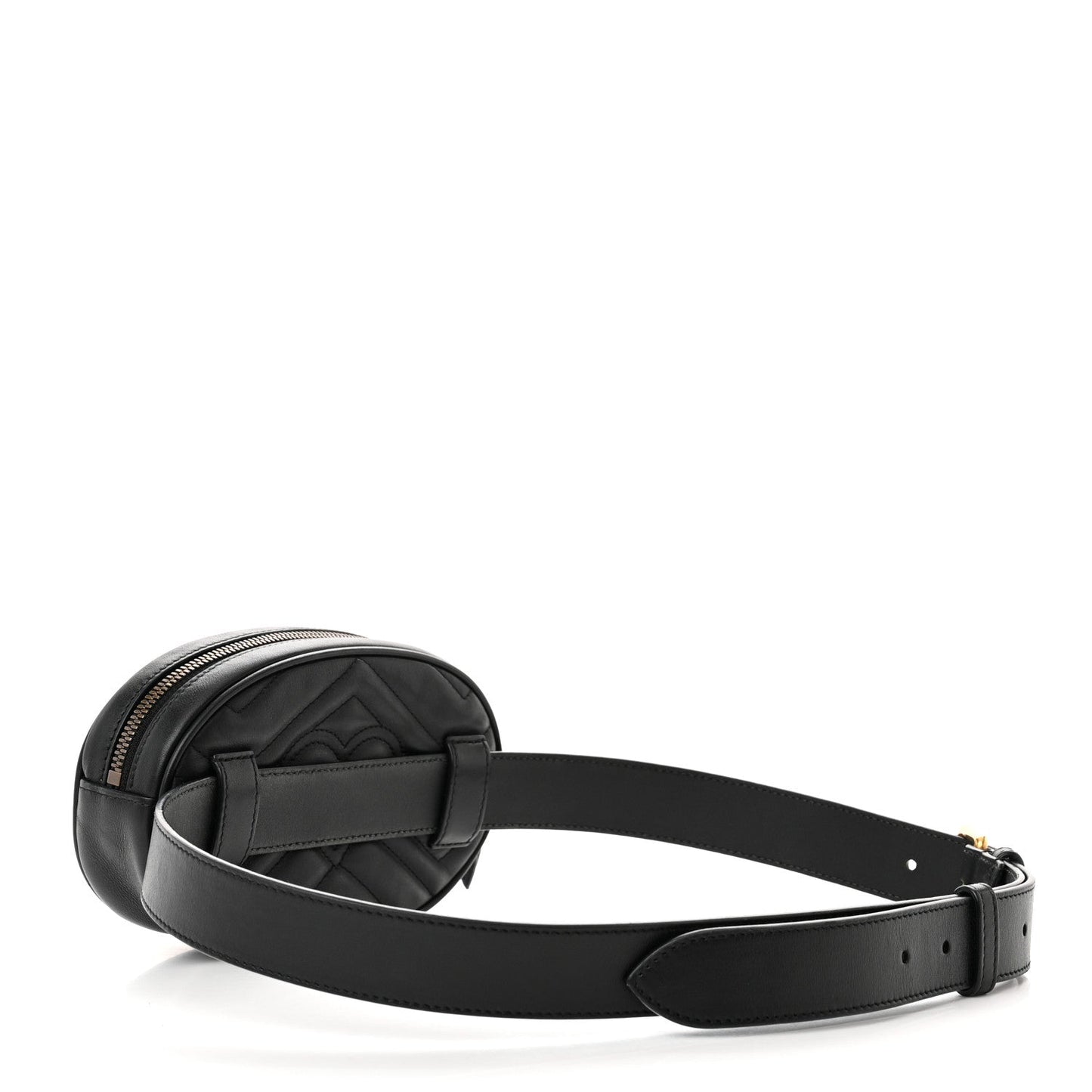 GUCCI GG MARMONT CALFSKIN LEATHER MATELASSE BELT BAG