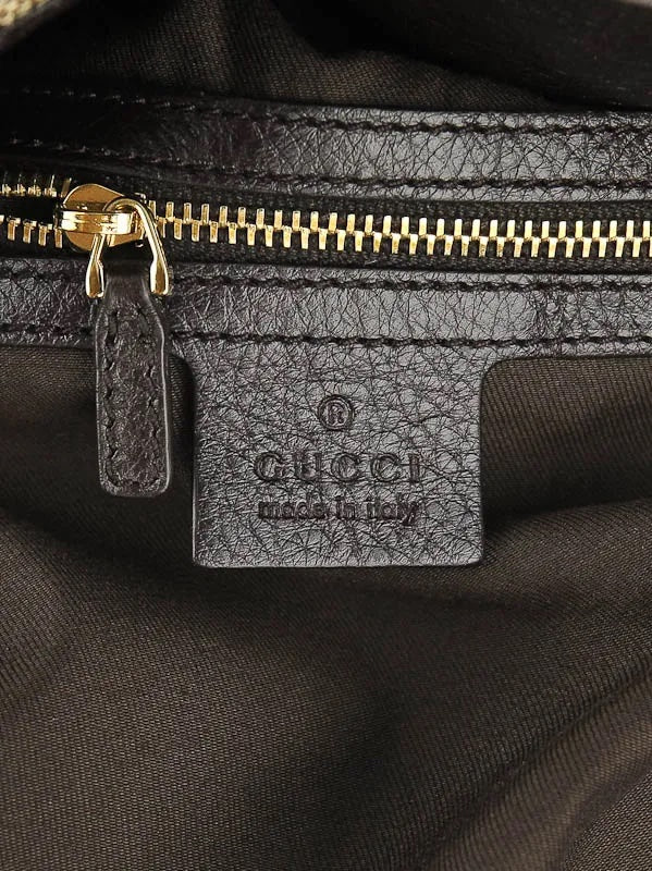 GUCCI GG SUPREME LARGE CHARLOTTE HOBO BAG