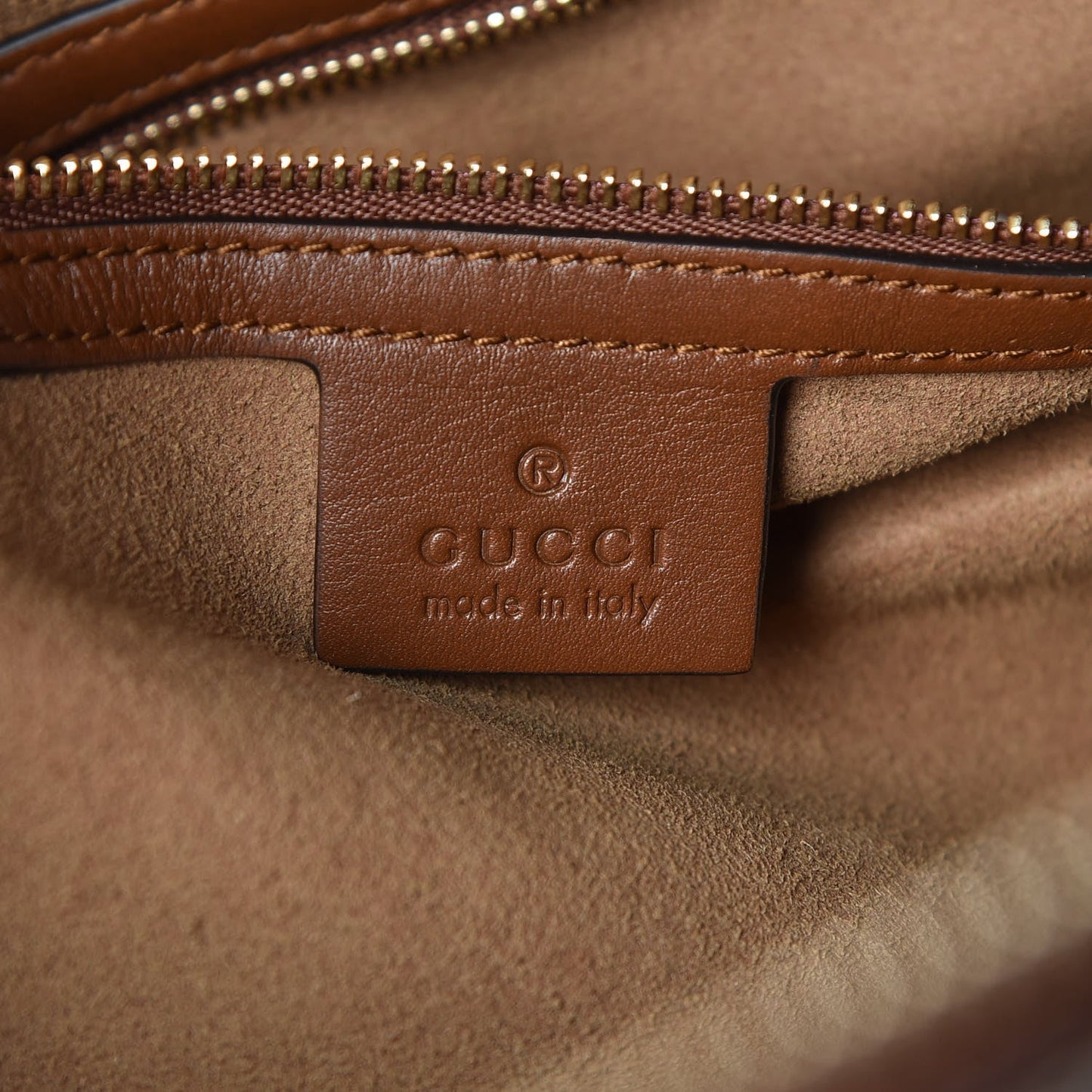 GUCCI GG SUPREME MONOGRAM LINEA HOBO BAG