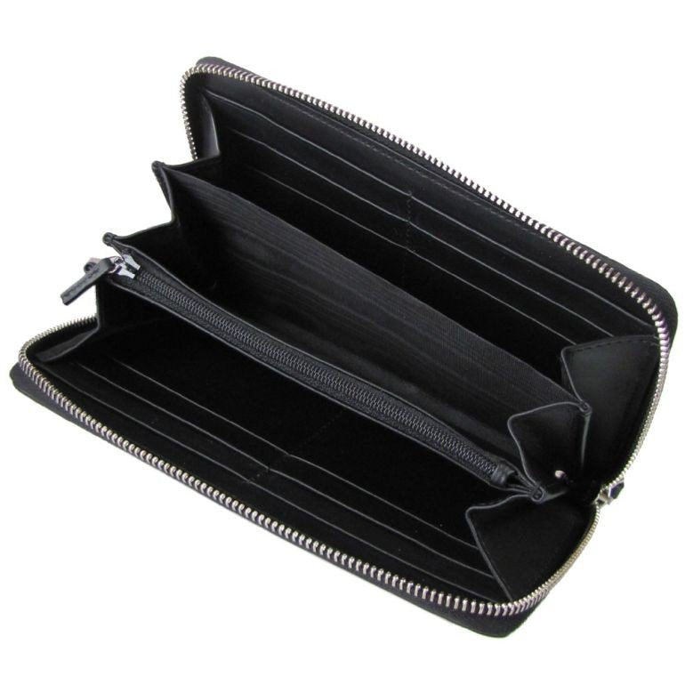 GUCCI GG Supreme Web Zip Around Wallet