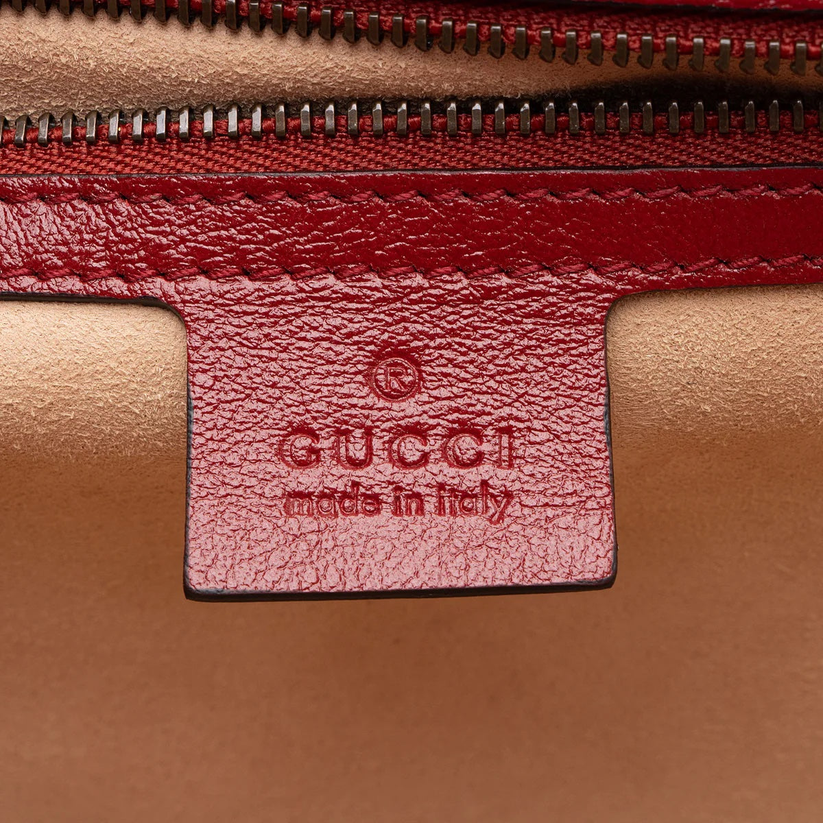 GUCCI MATELASSE LEATHER TORCHON GG MARMONT CLUTCH BAG