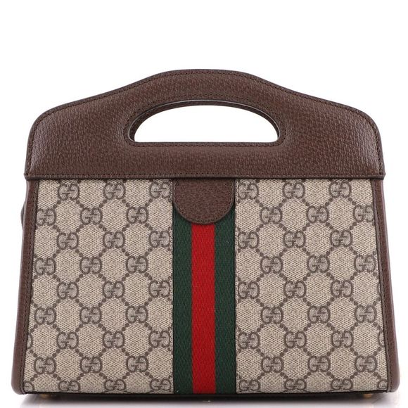 GUCCI GG SUPREME SMALL OPHIDIA TOTE BAG