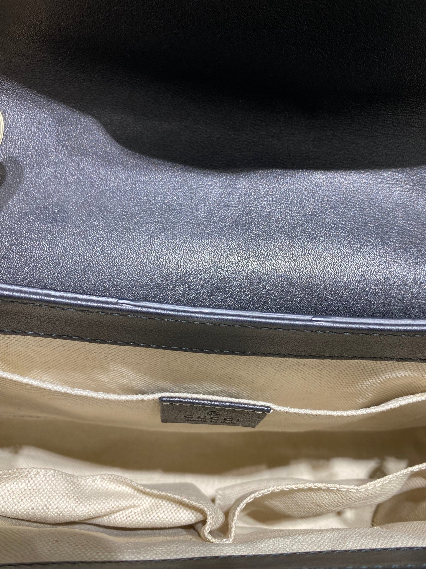GUCCI GUCCISSIMA EMILY LEATHER SHOULDER BAG