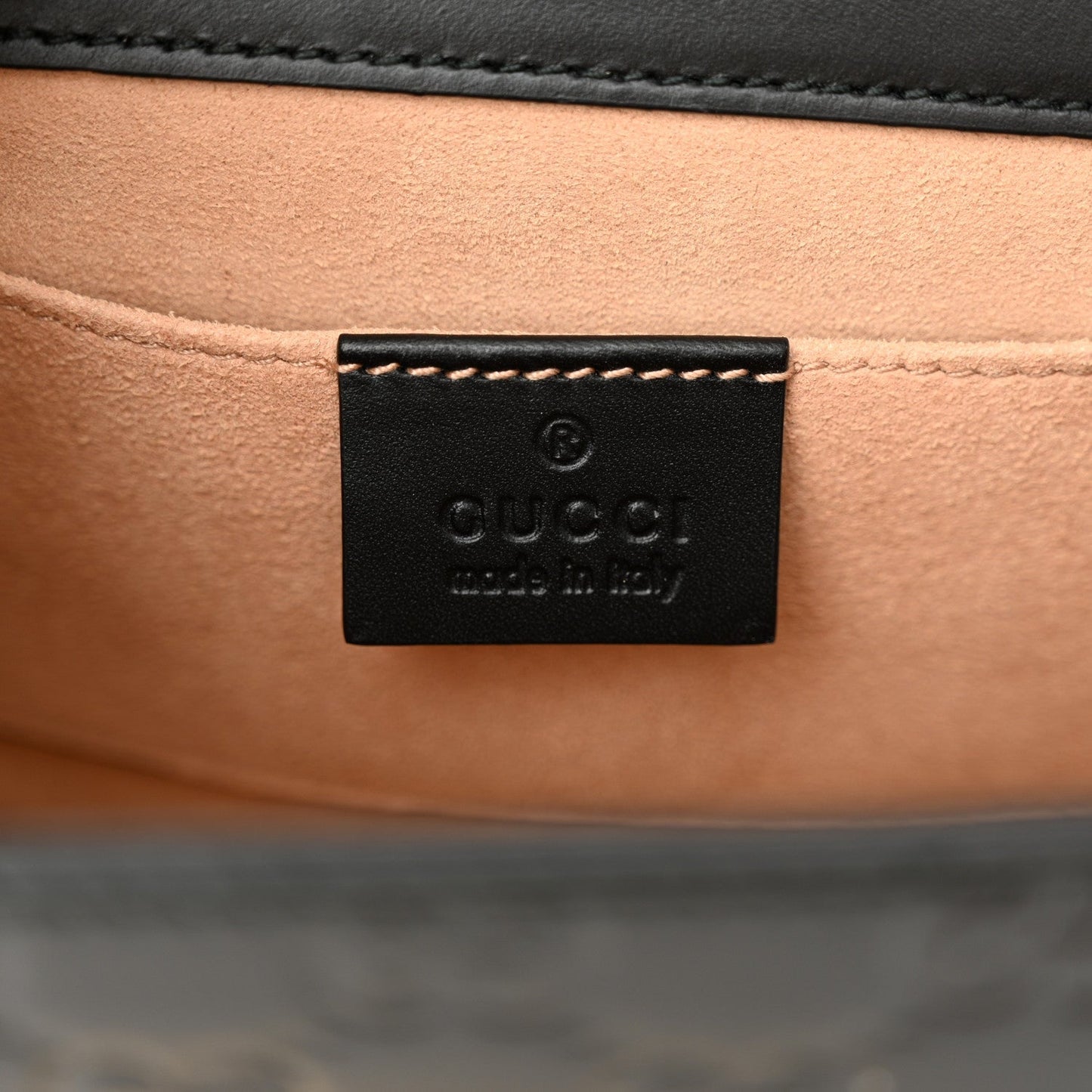 GUCCI GUCCISSIMA LEATHER SMALL PADLOCK SHOULDER BAG