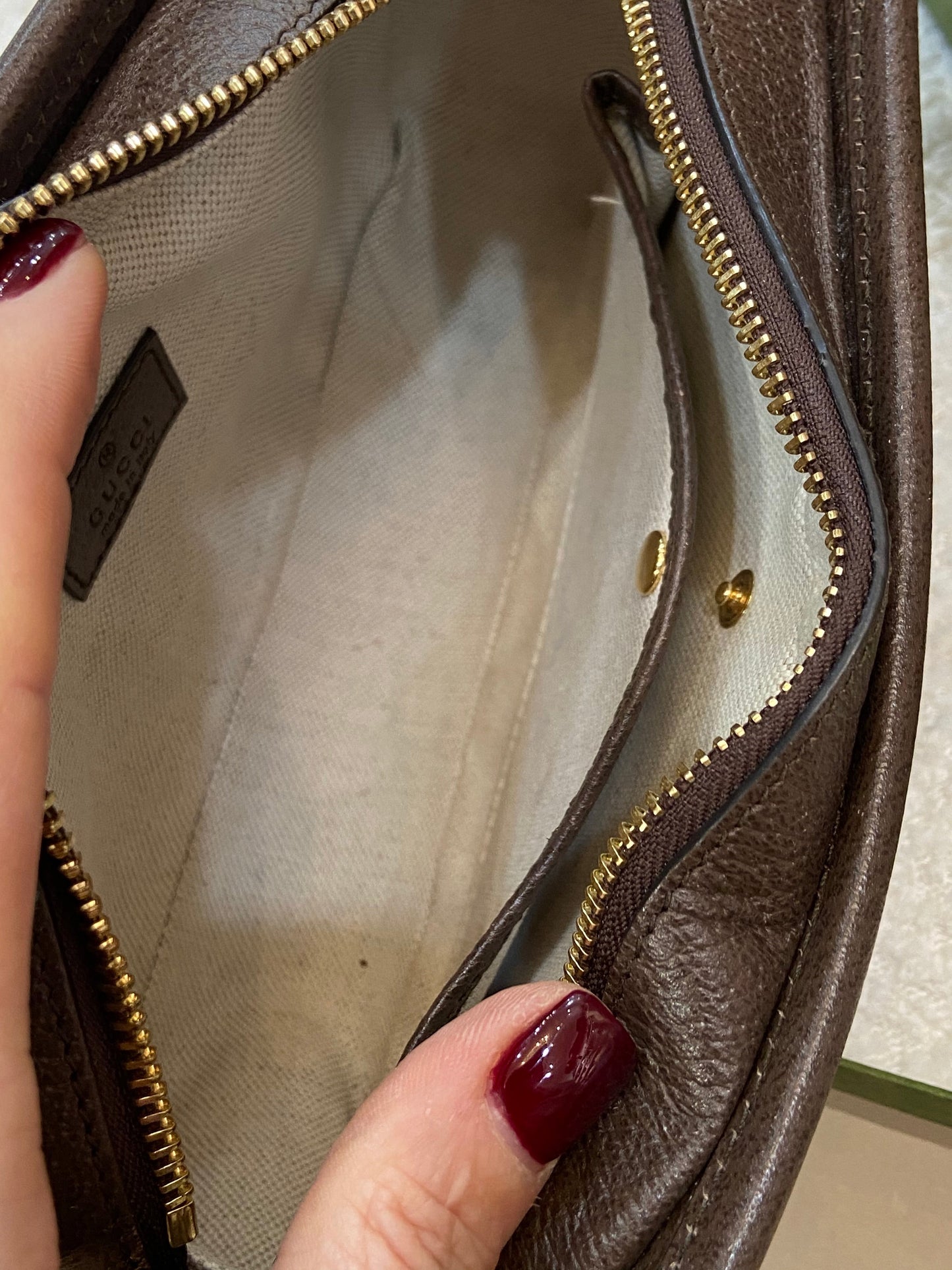 GUCCI JUMBO GG ZIPPED MINI SHOULDER BAG