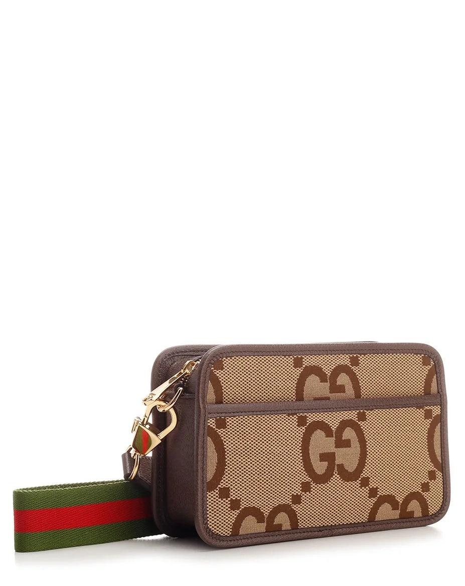 GUCCI JUMBO GG ZIPPED MINI SHOULDER BAG