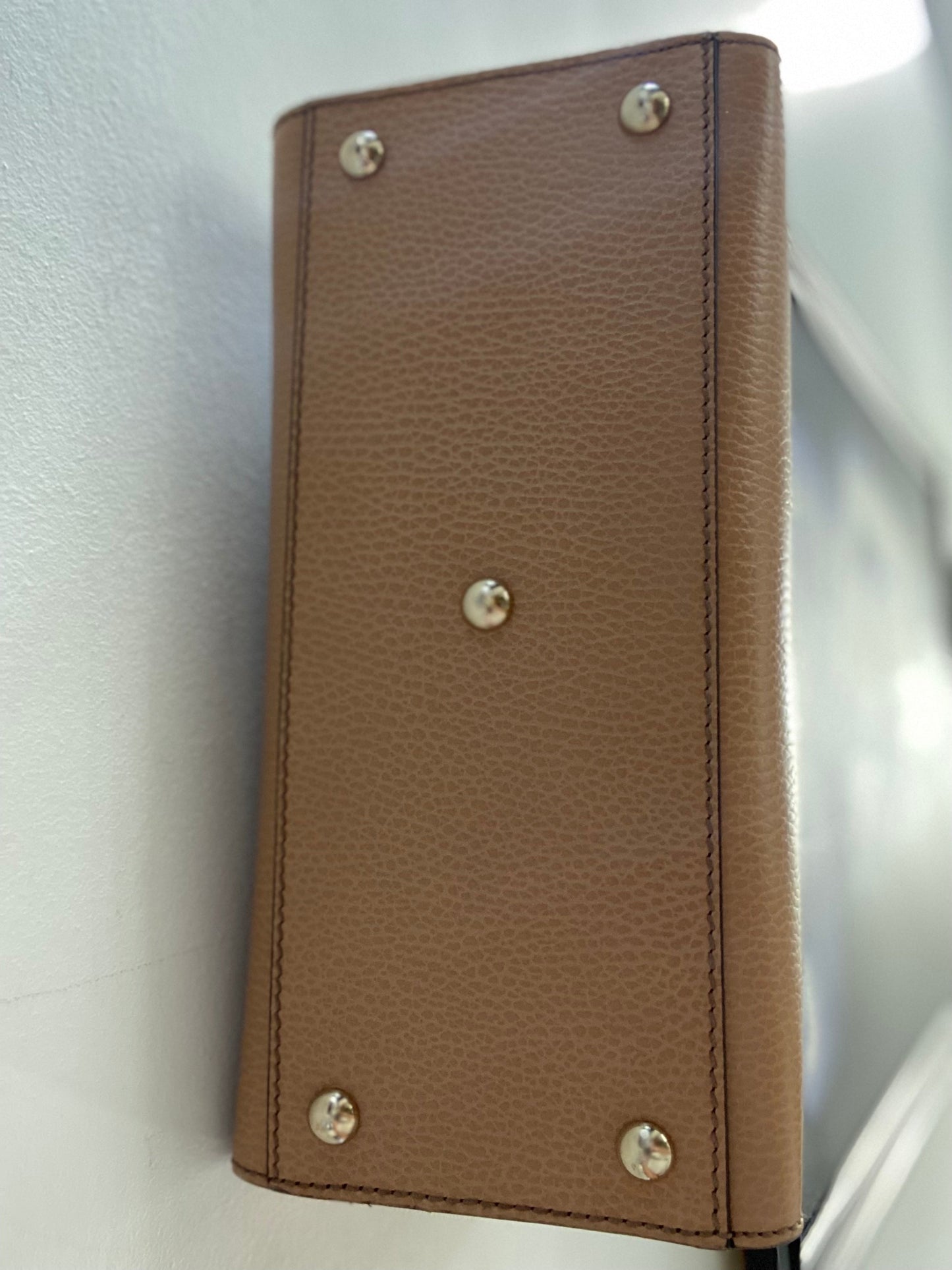 GUCCI SOHO CONVERTIBLE TOP HANDLE LEATHER BAG