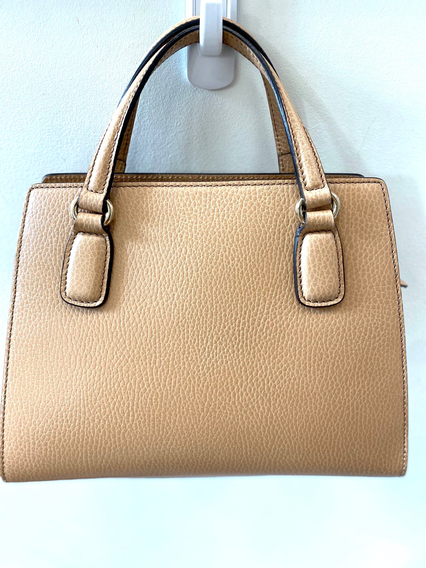 GUCCI SOHO CONVERTIBLE TOP HANDLE LEATHER BAG