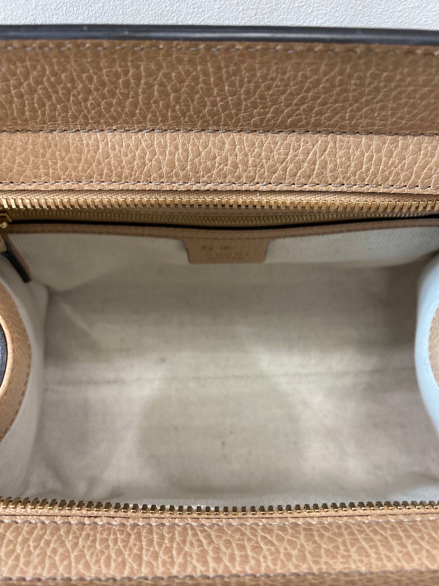 GUCCI SOHO CONVERTIBLE TOP HANDLE LEATHER BAG