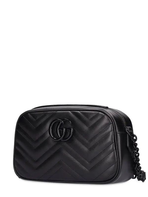 GUCCI GG MARMONT CALFSKIN LEATHER SHOULDER BAG