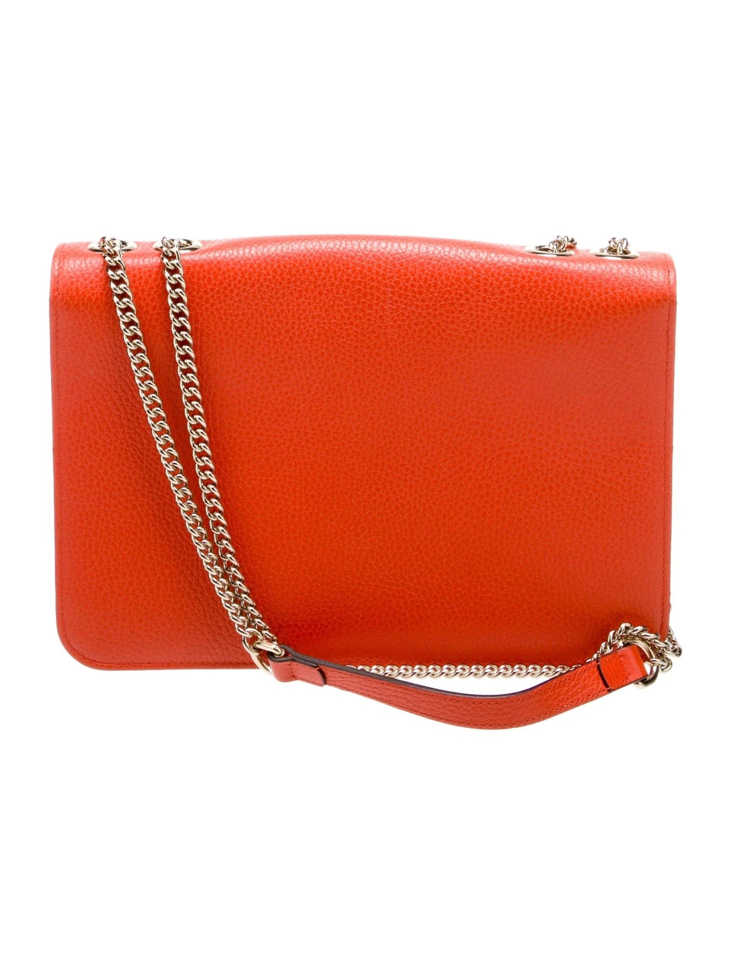 GUCCI MEDIUM INTERLOCKING G CALFSKIN LEATHER CROSSBODY BAG
