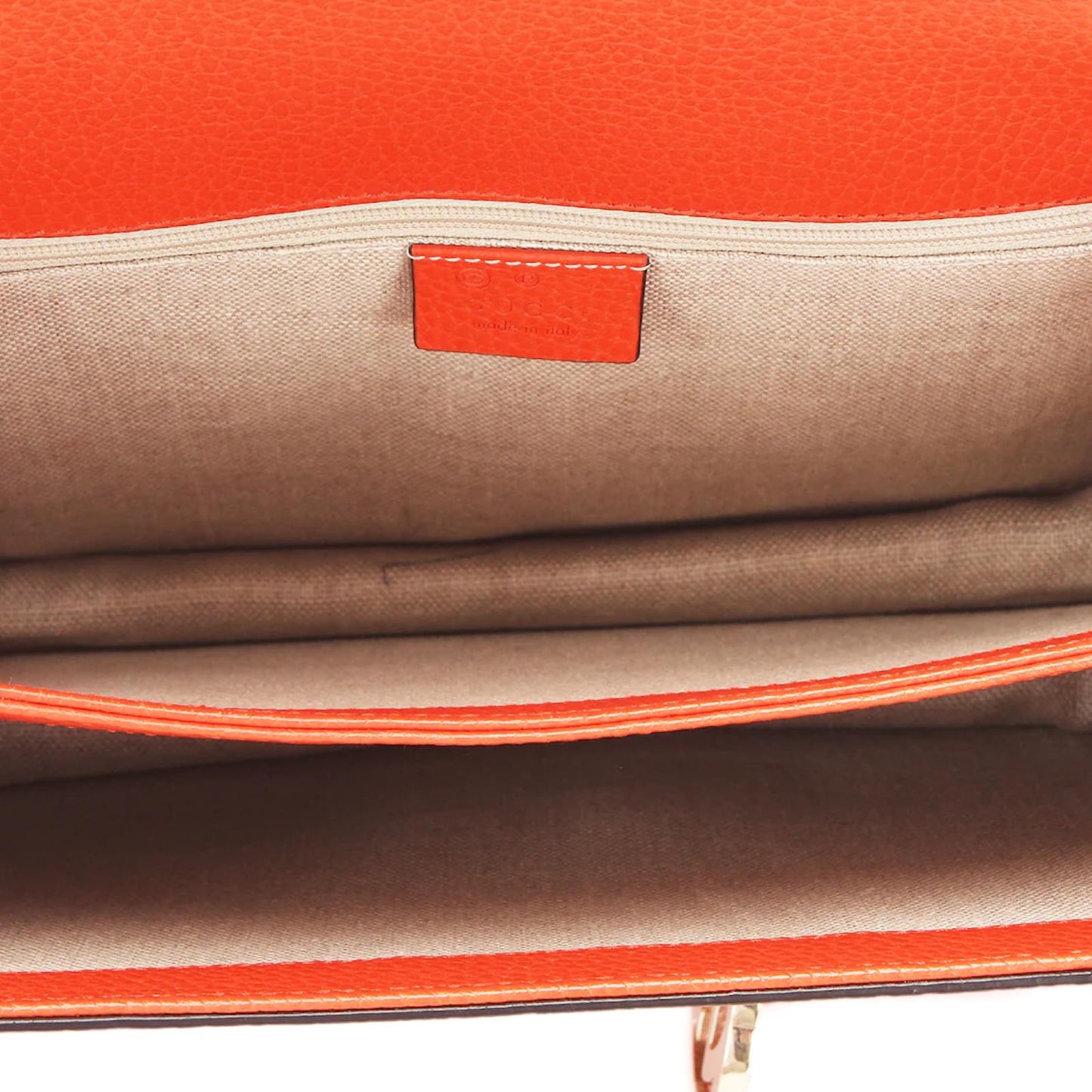 GUCCI MEDIUM INTERLOCKING G CALFSKIN LEATHER CROSSBODY BAG