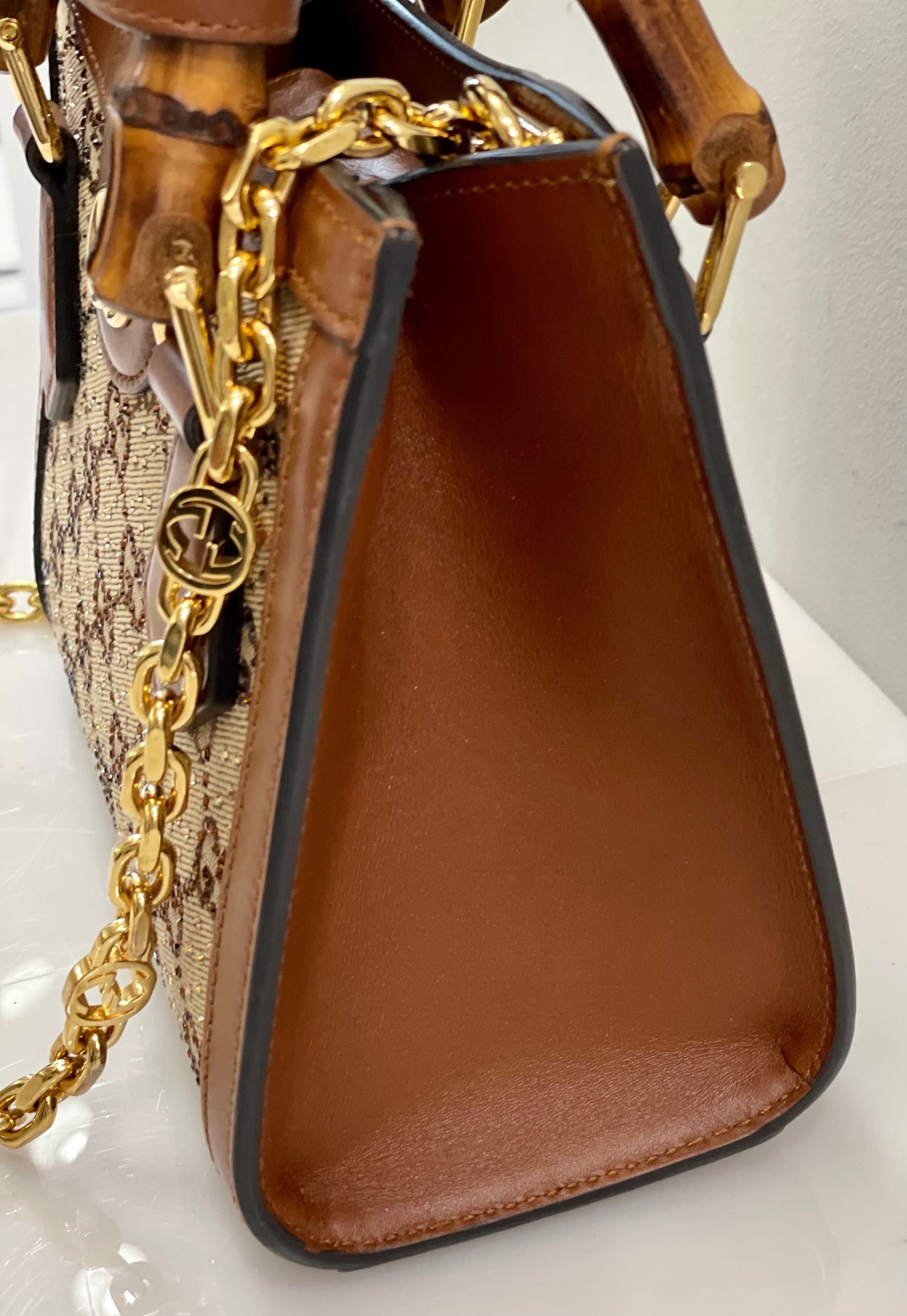 GUCCI GG DIANA MINI TOTE BAG