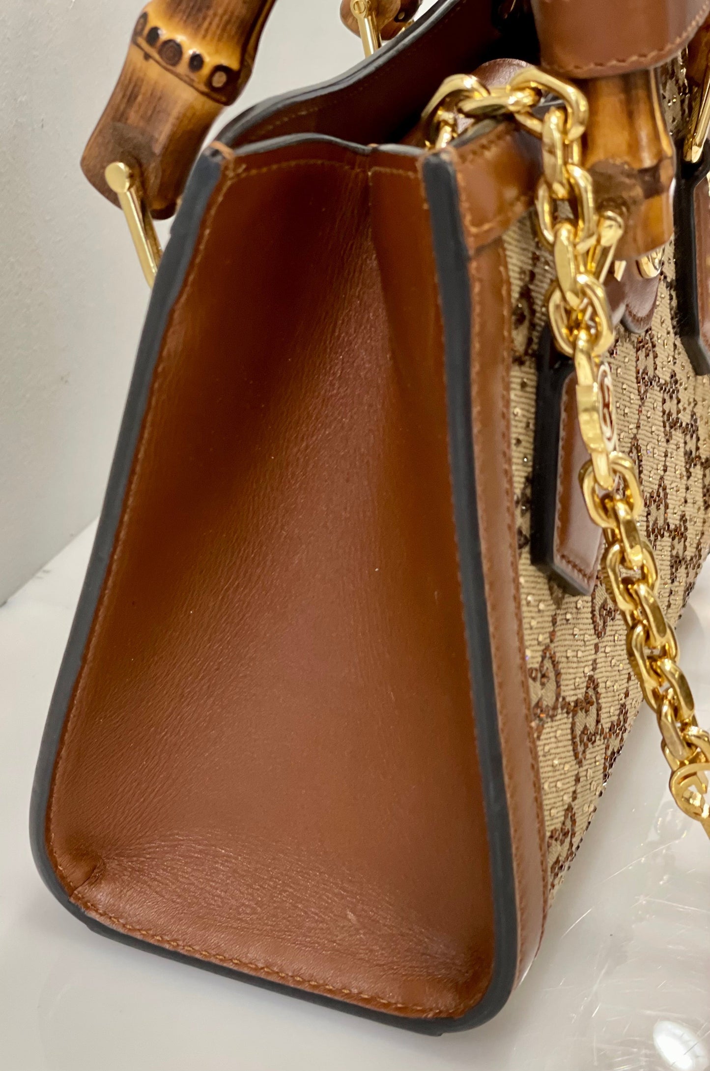 GUCCI GG DIANA MINI TOTE BAG