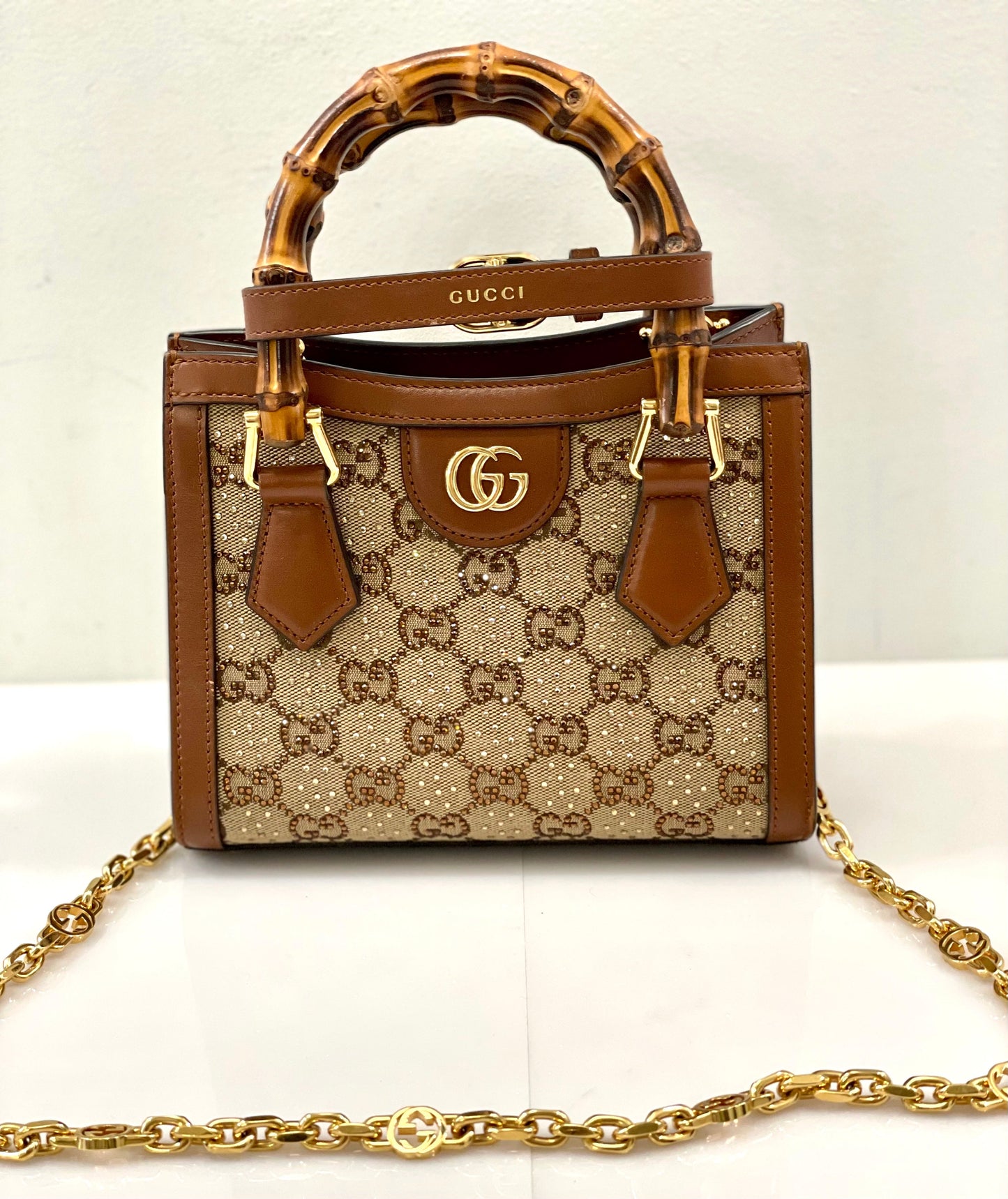 GUCCI GG DIANA MINI TOTE BAG