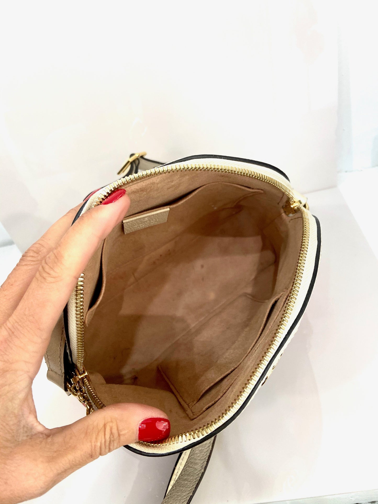 GUCCI OPHIDIA FLORA DOME SHOULDER BAG