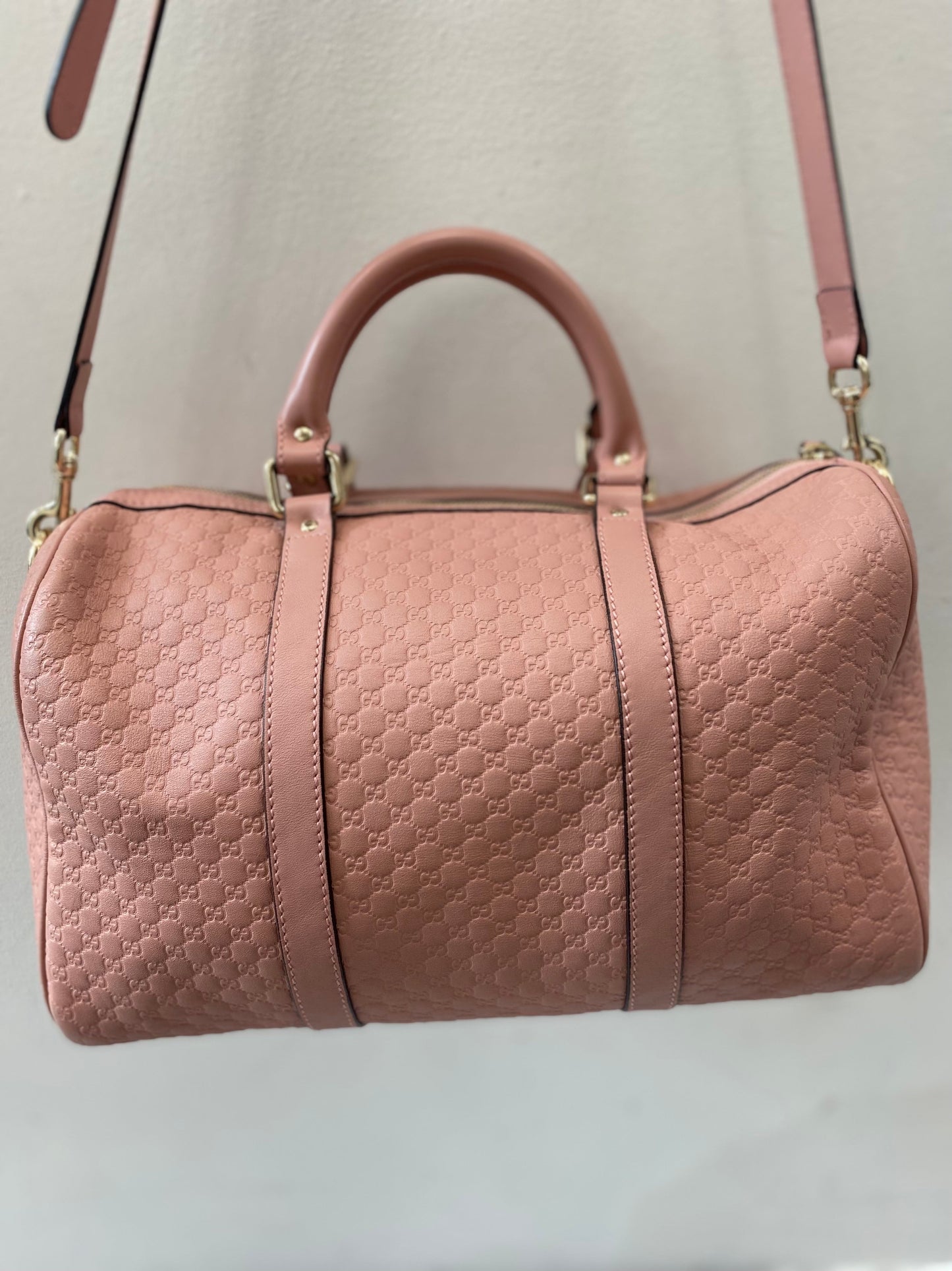 GUCCI MICRO GUCCISSIMA LEATHER BOSTON BAG