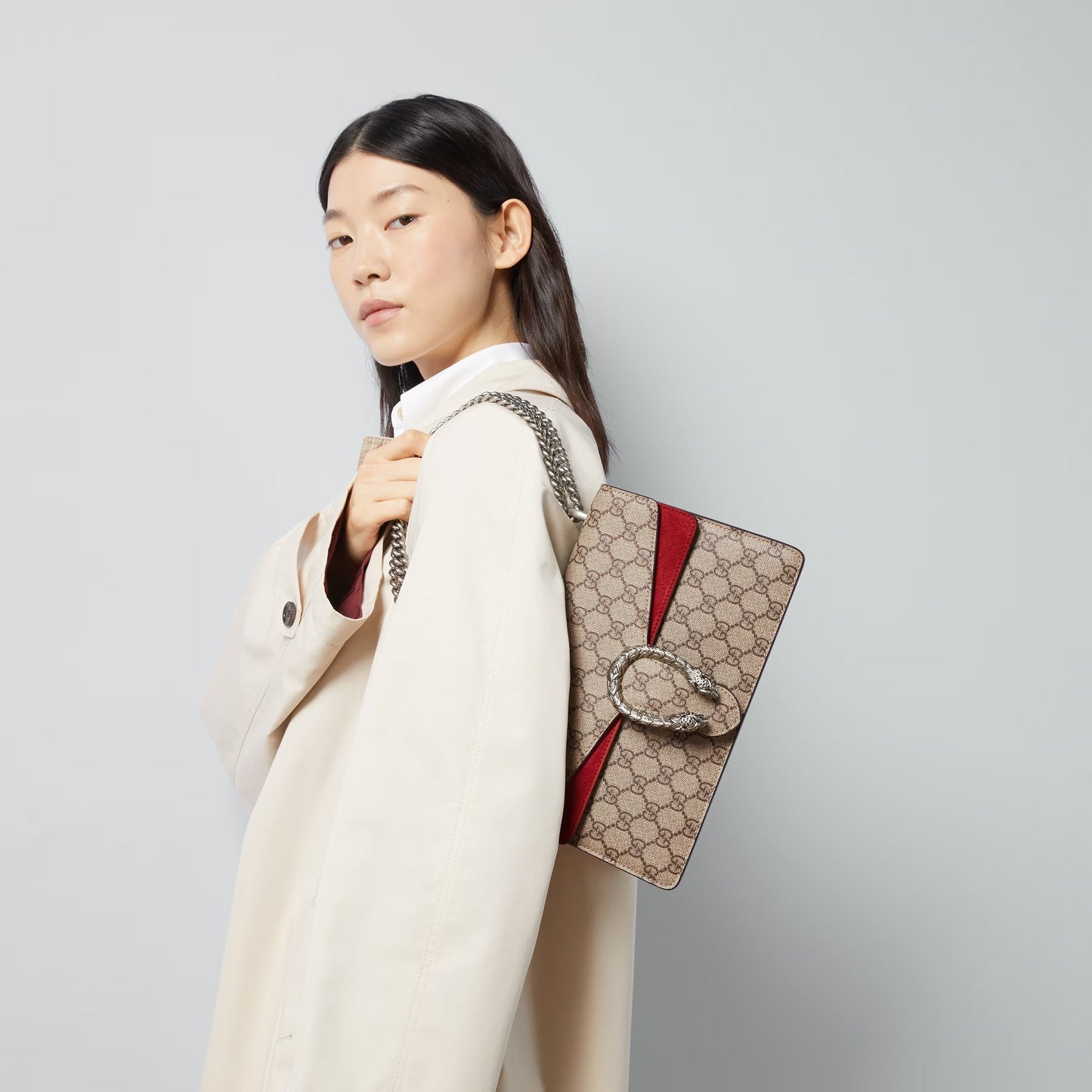 GUCCI GG SUPREME SMALL DIONYSUS SHOULDER BAG