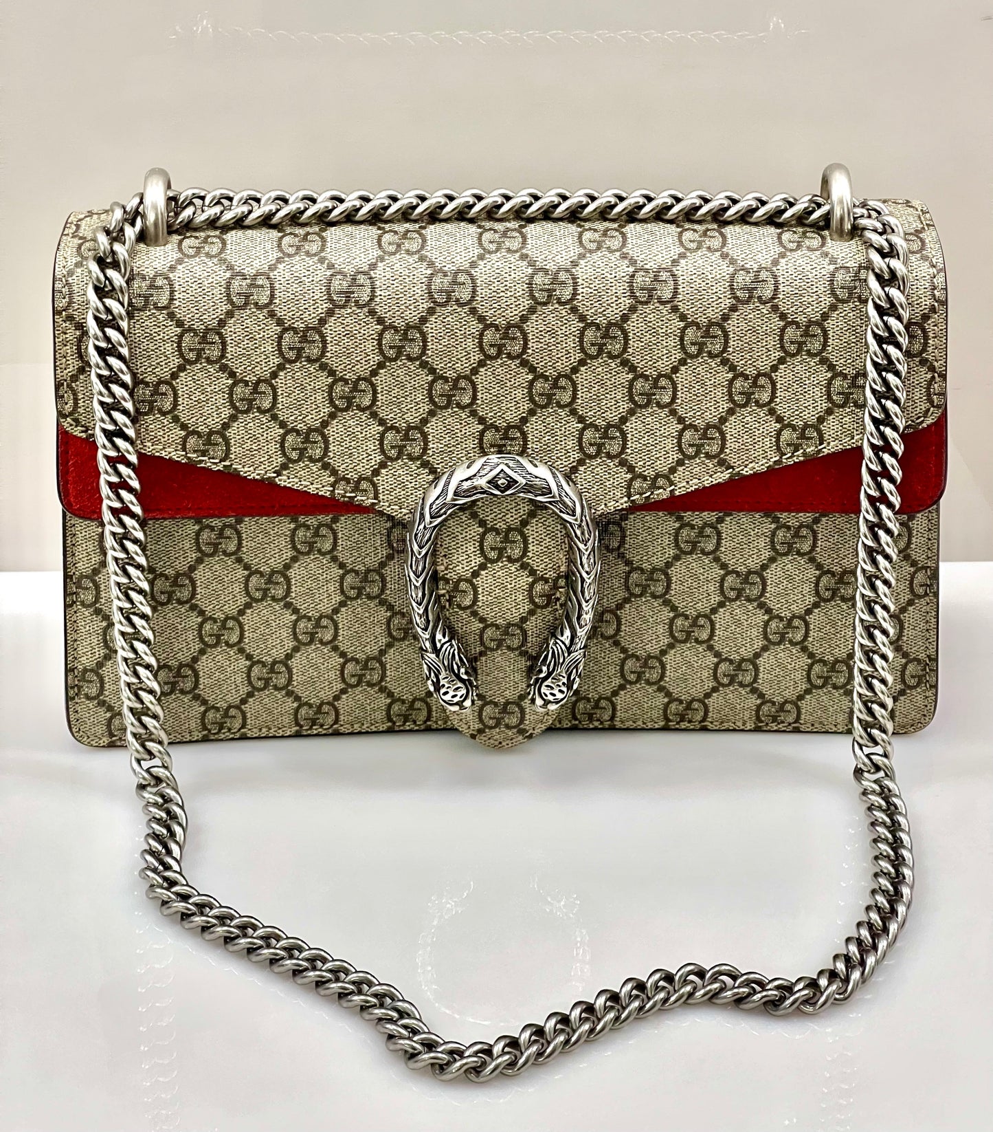 GUCCI GG SUPREME SMALL DIONYSUS SHOULDER BAG