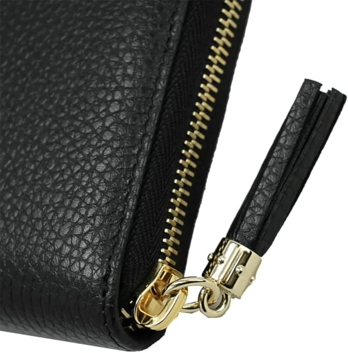 GUCCI GRAINED CALFSKIN LEATHER SOHO ZIPPY WALLET