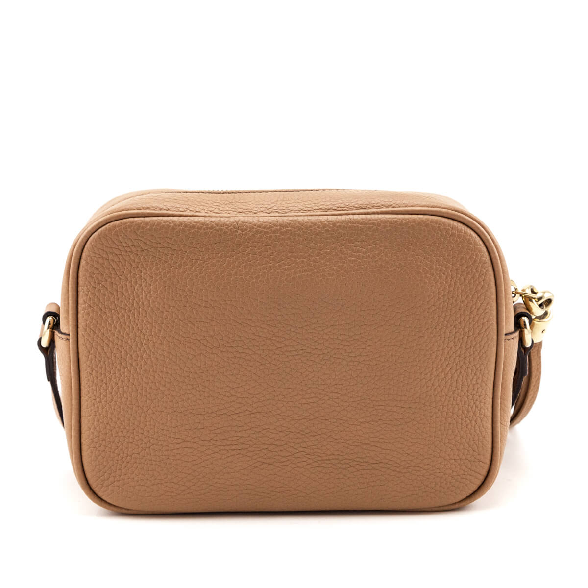 Gucci Beige Pebbled Calfskin Small Soho Disco Bag