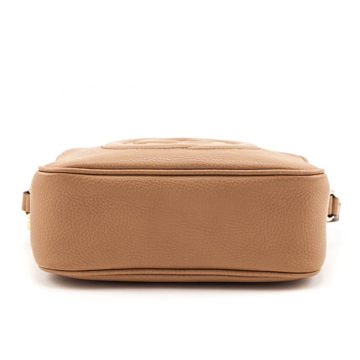 Gucci Beige Pebbled Calfskin Small Soho Disco Bag