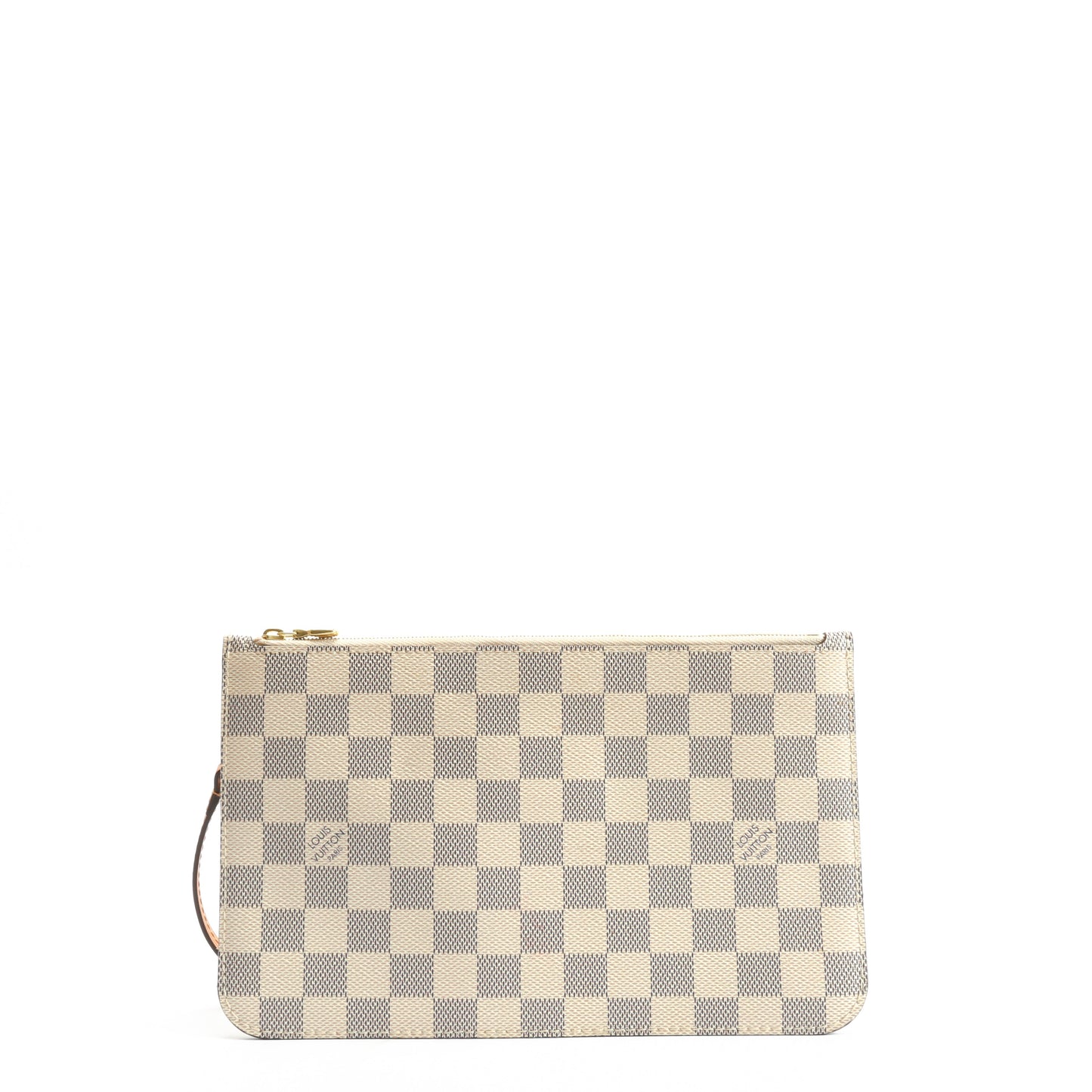 LOUIS VUITTON Neverfull MM Damier Azur Braided w/Pouch