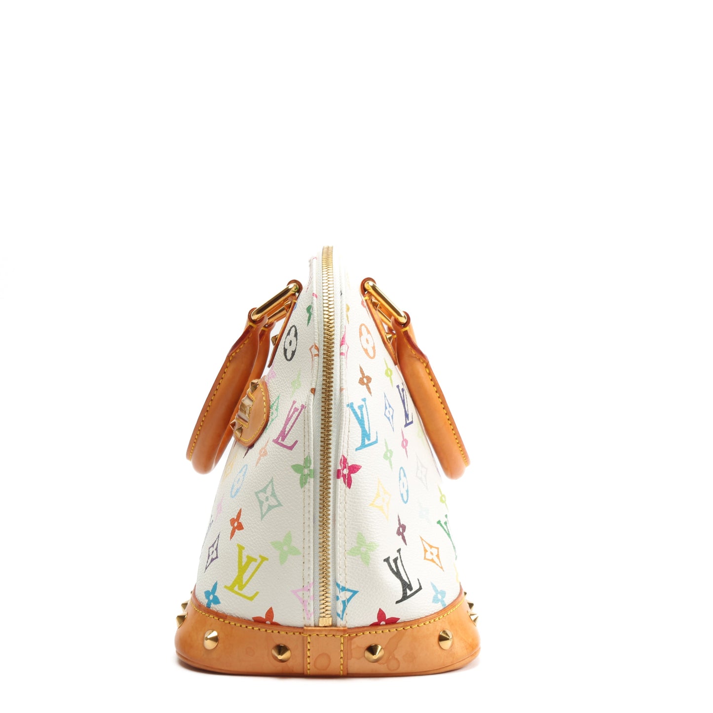 LOUIS VUITTON Murakami Multicolor PM Alma (2003) White