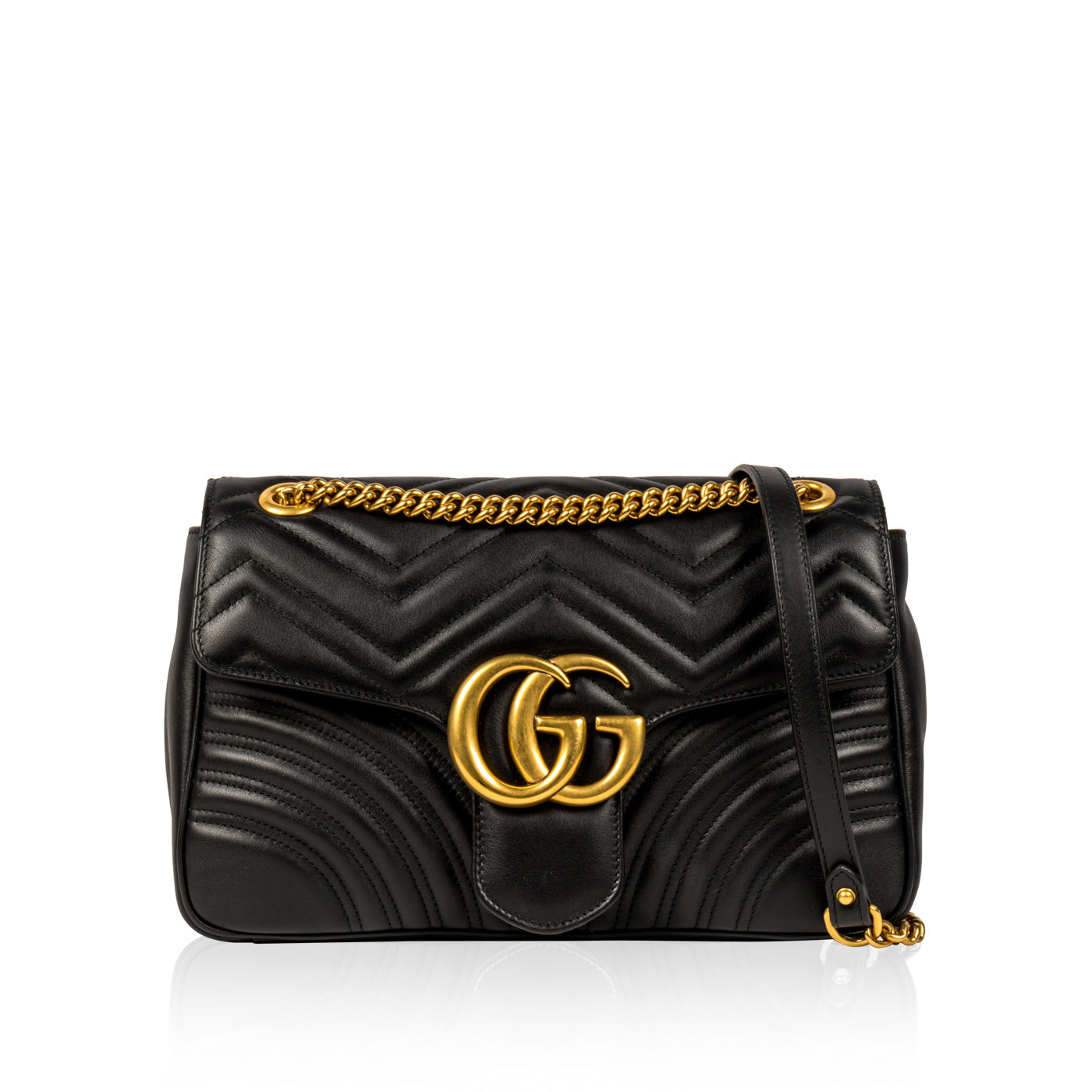 Gucci GG Marmont Medium Matelass茅