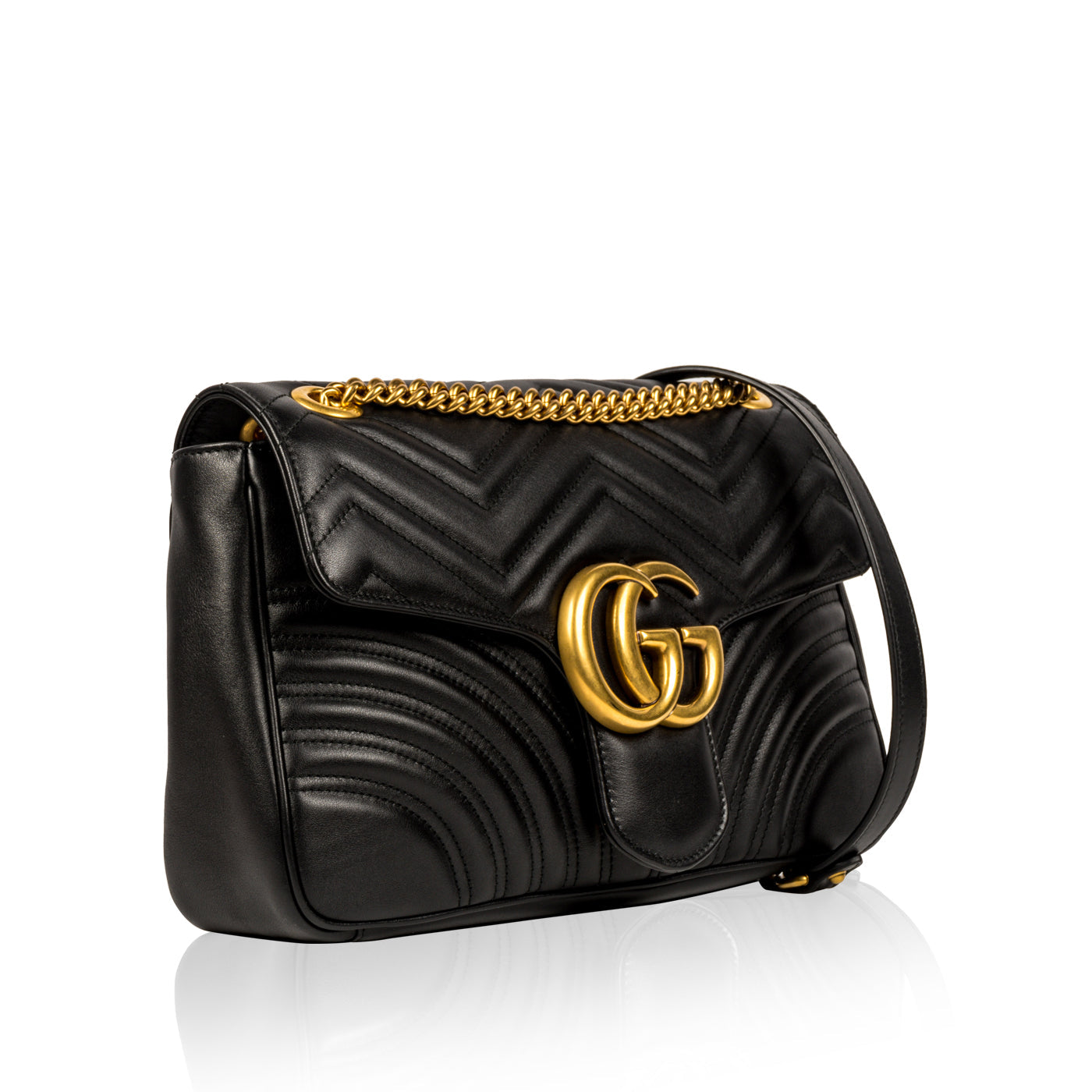 Gucci GG Marmont Medium Matelass茅