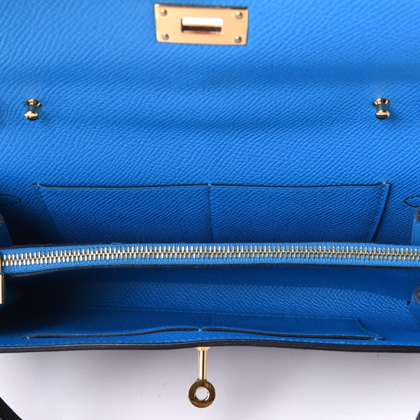 HERMÈS KELLY CASAQUE BICOLOR EPSOM TOGO LEATHER CROSSBODY