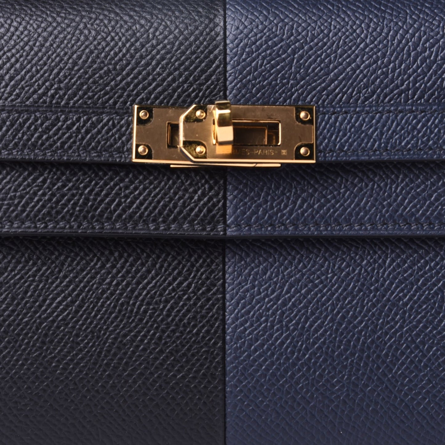 HERMÈS KELLY CASAQUE BICOLOR EPSOM TOGO LEATHER CROSSBODY